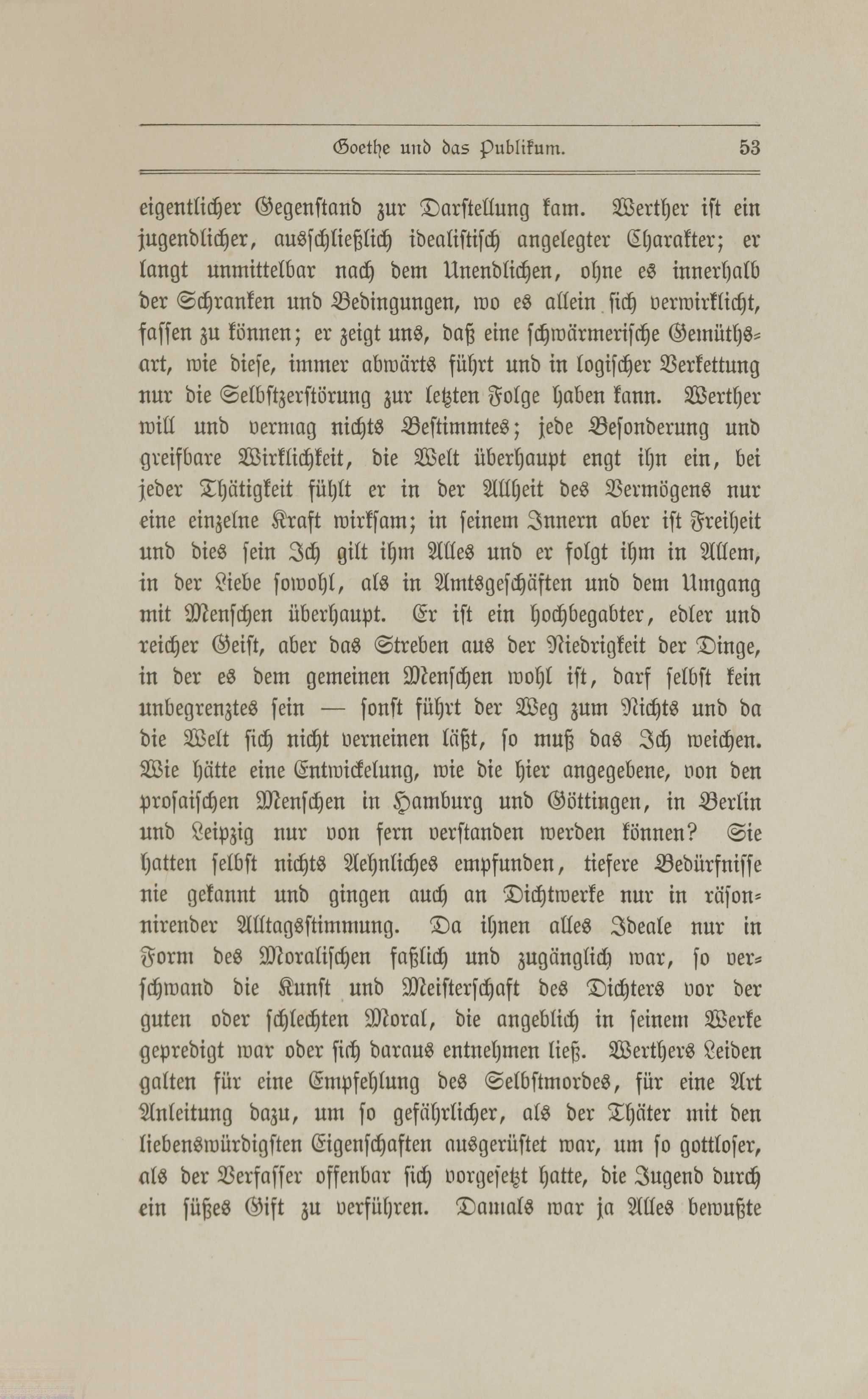 Gedanken über Goethe (1887) | 54. (53) Põhitekst