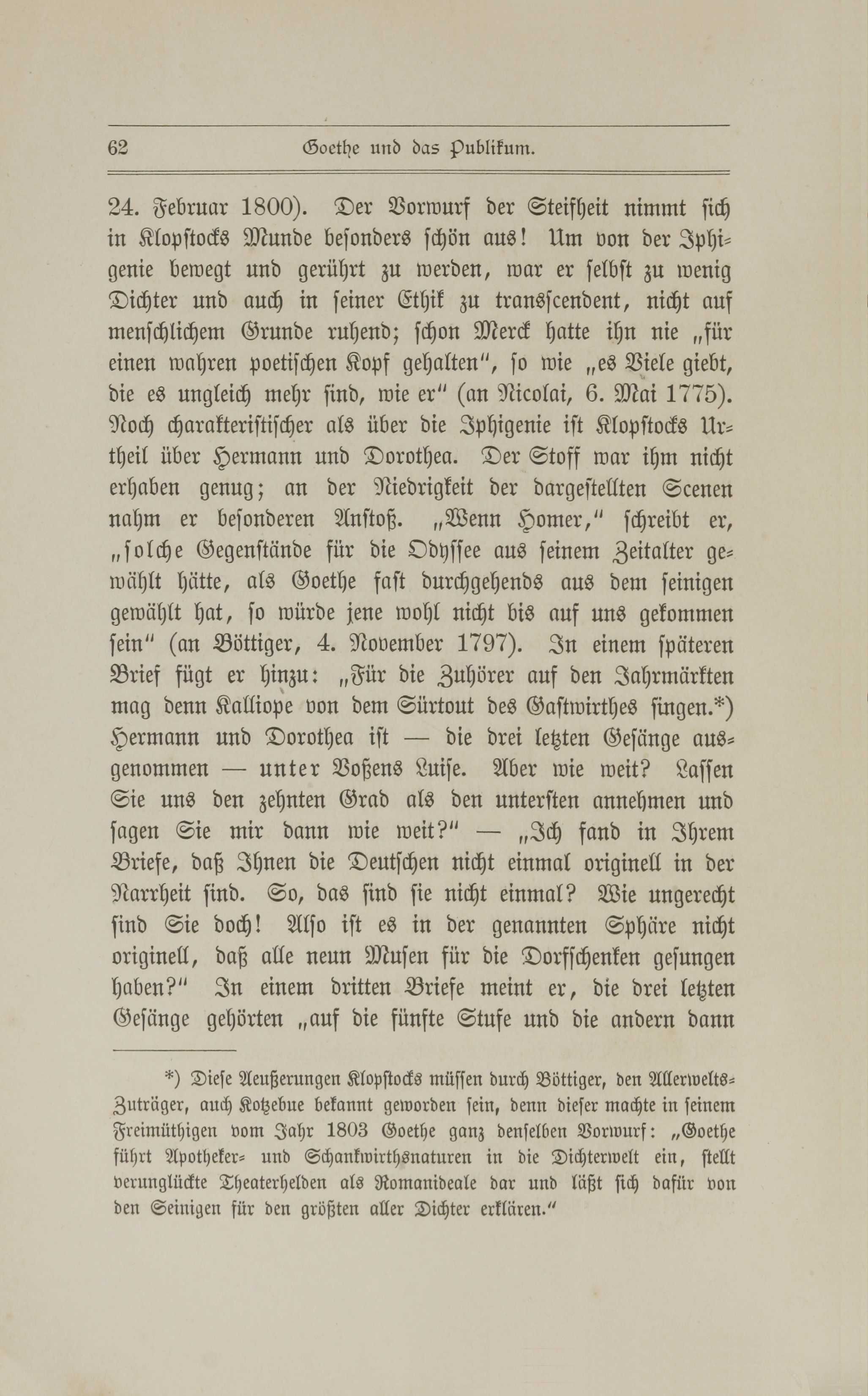Gedanken über Goethe (1887) | 63. (62) Основной текст