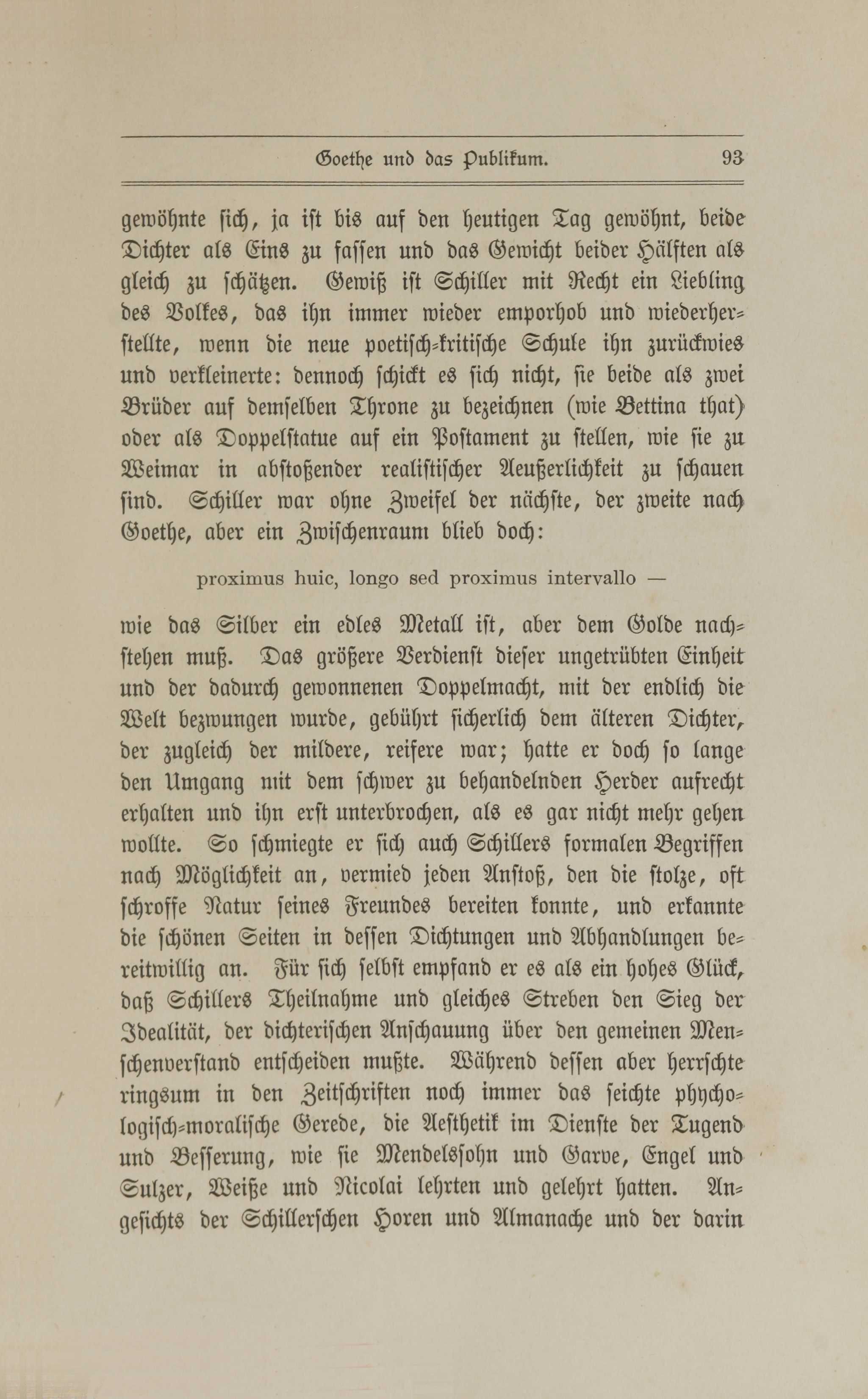 Gedanken über Goethe (1887) | 94. (93) Основной текст