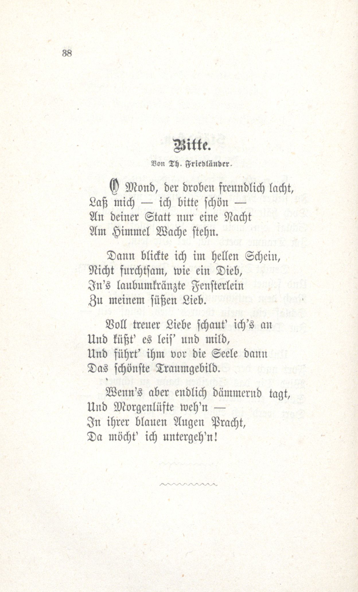 Bitte (1880) | 1. (38) Põhitekst