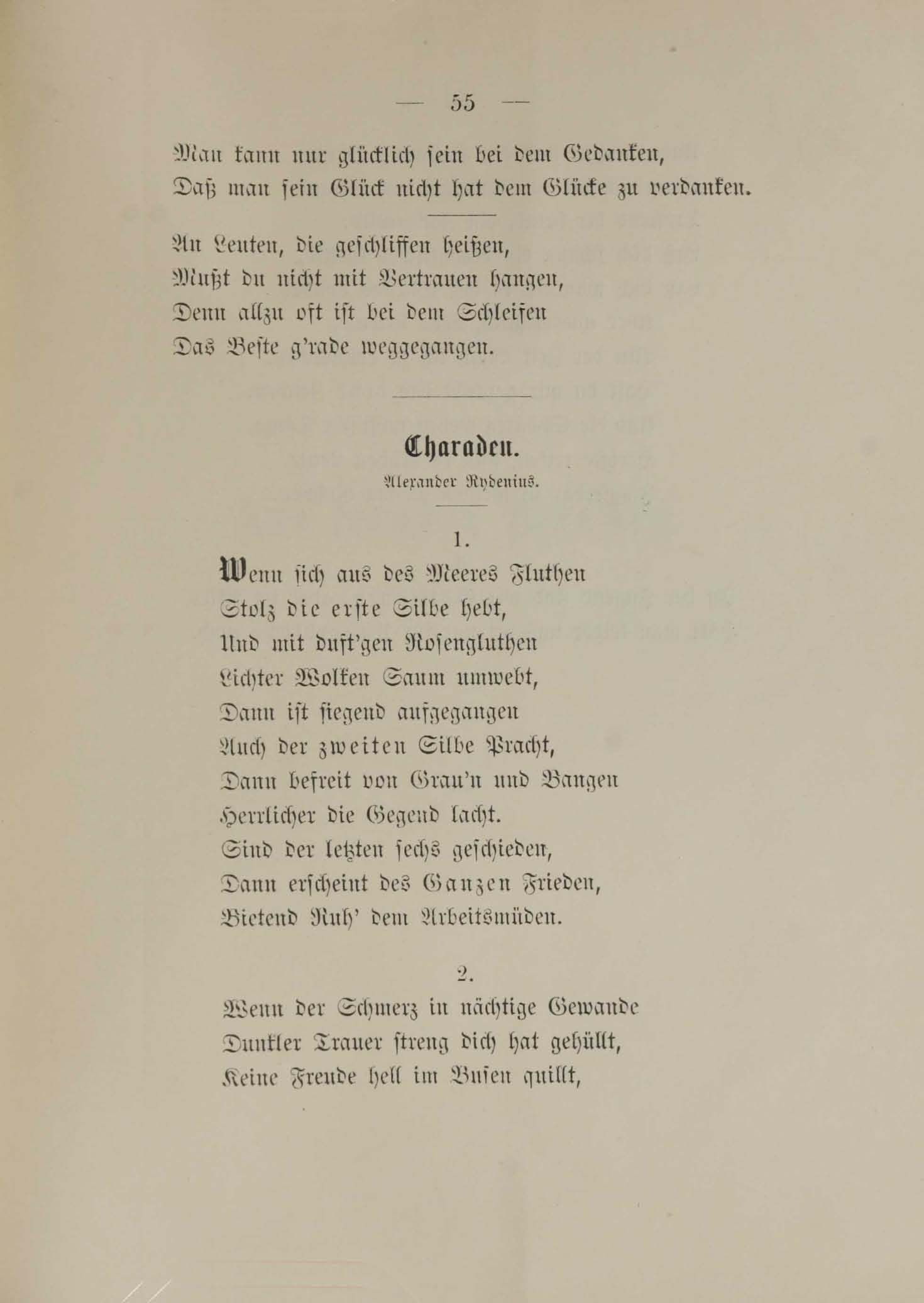 Charaden (1890) | 1. (55) Основной текст