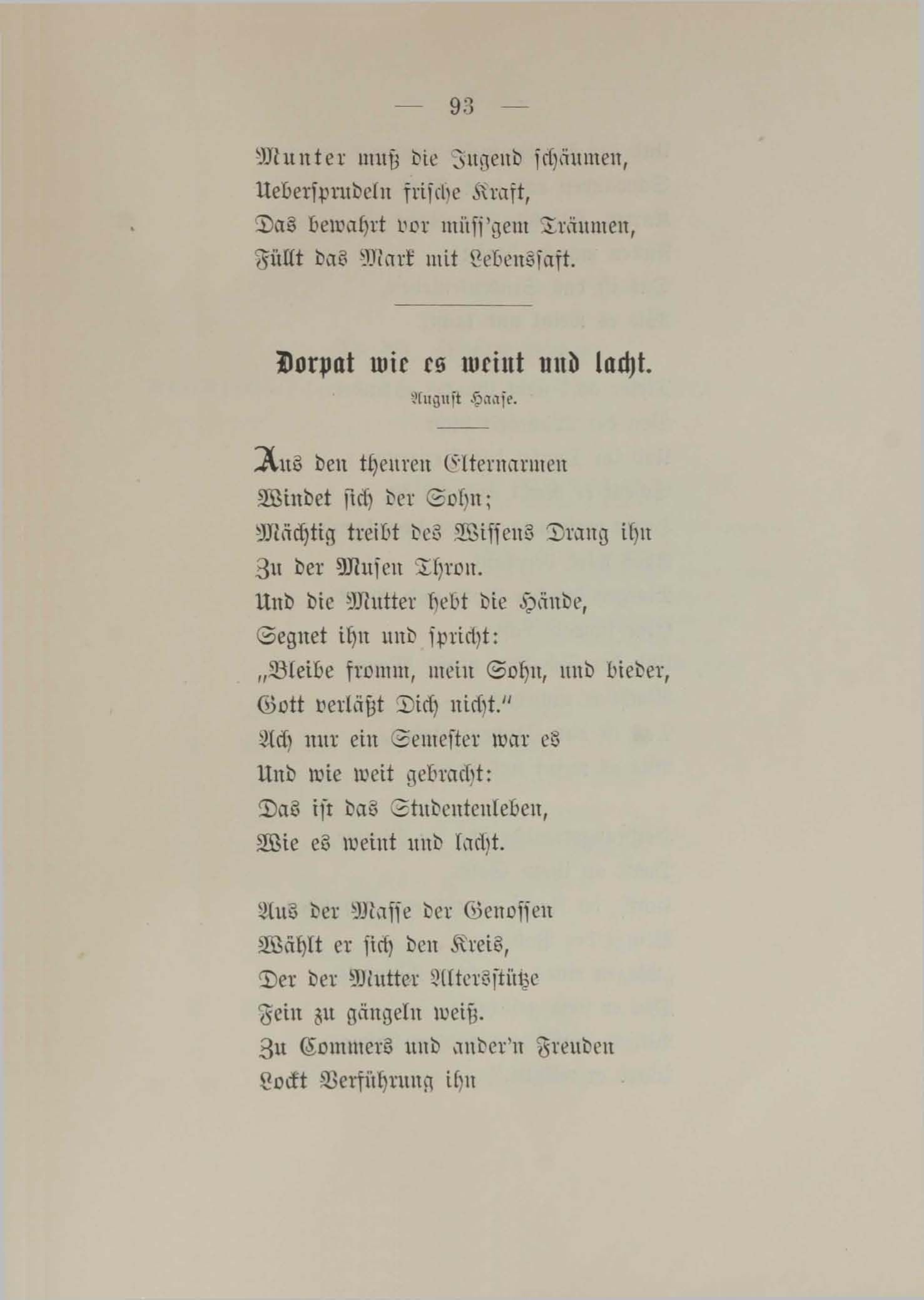 Estonen-Lieder (1890) | 89. (93) Main body of text