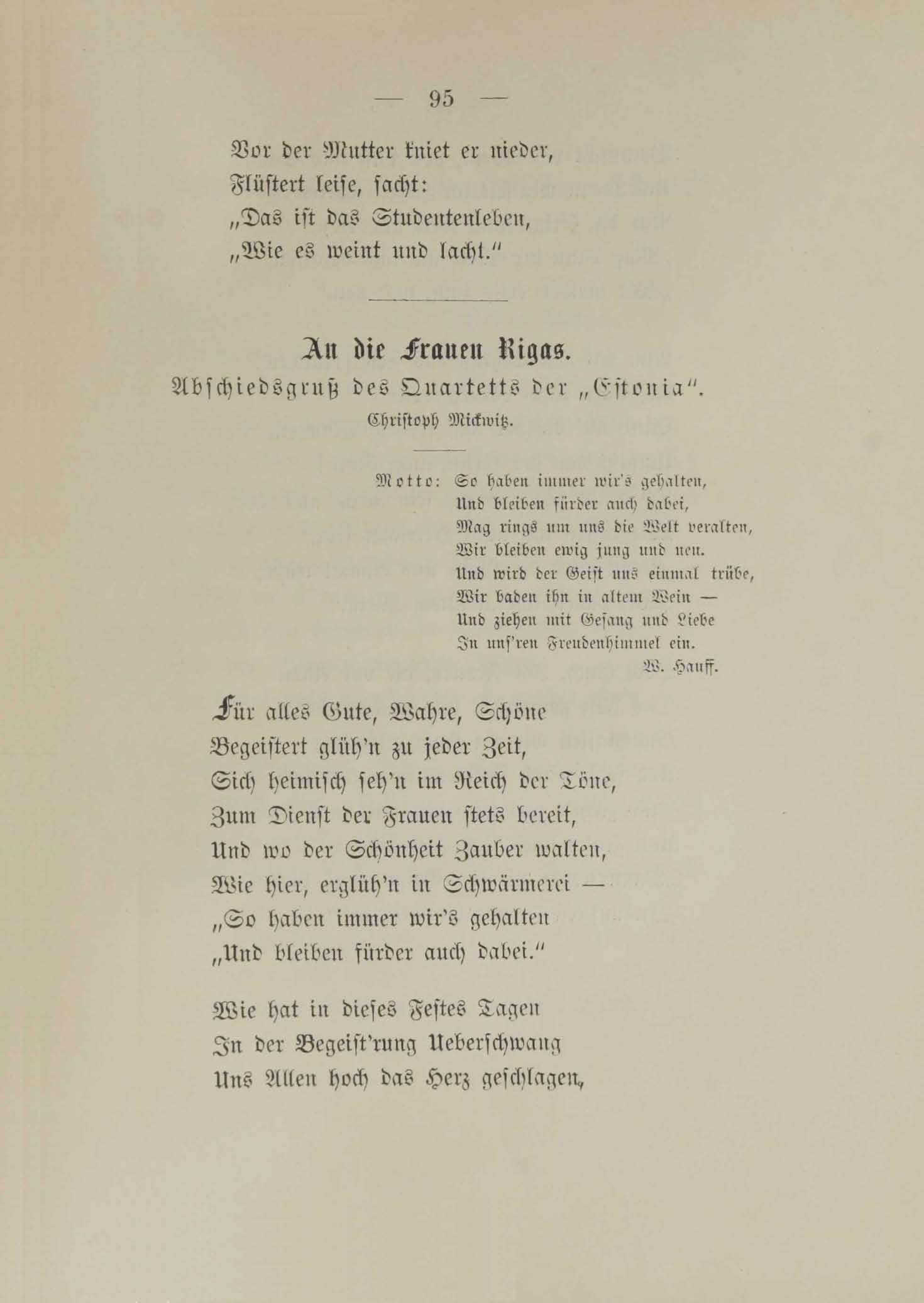 Estonen-Lieder (1890) | 91. (95) Основной текст