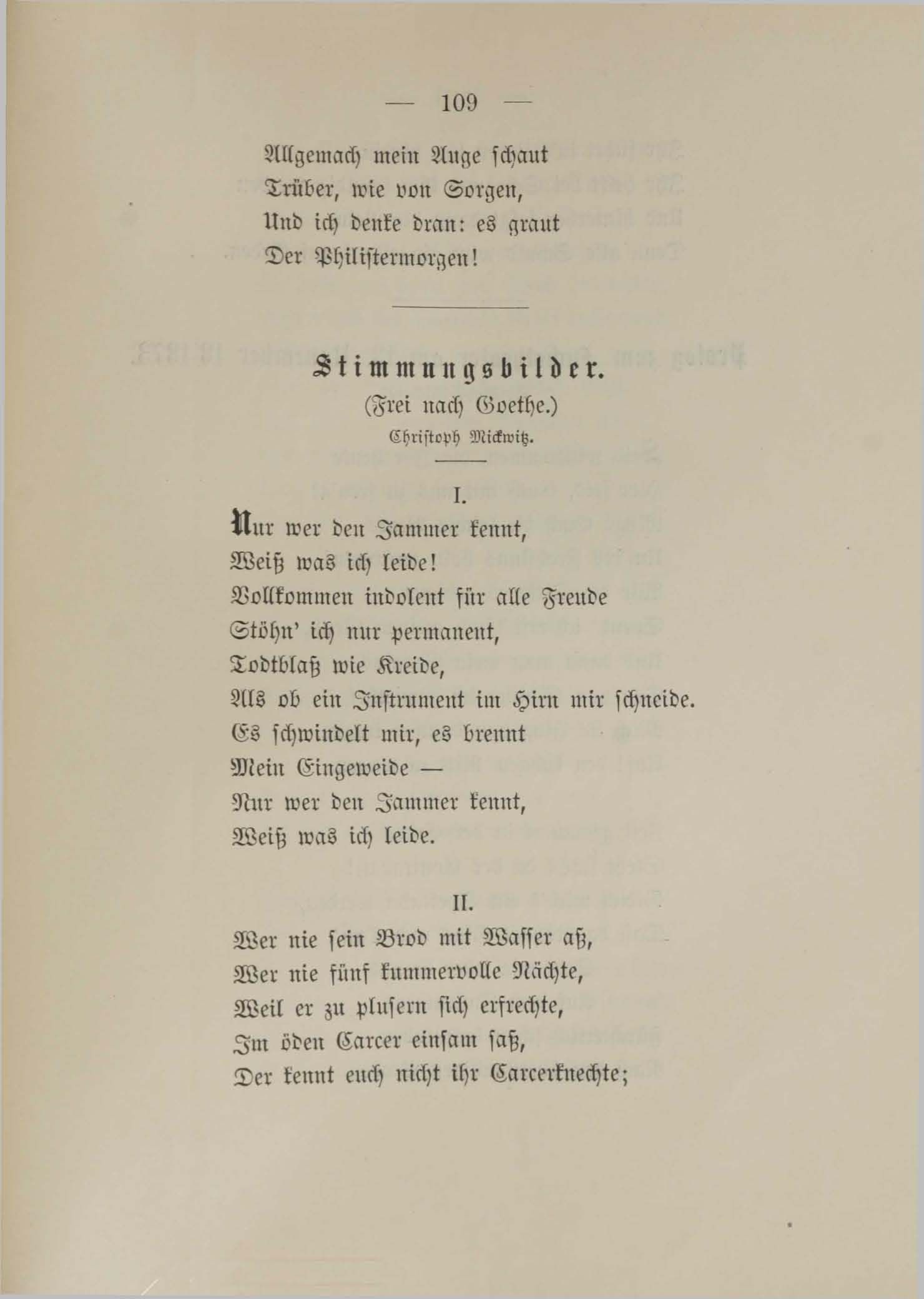 Estonen-Lieder (1890) | 105. (109) Main body of text