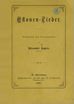 Estonen-Lieder (1890) | 1. Vorderdeckel