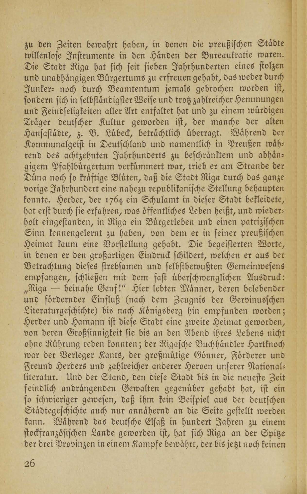 Baltische Briefe aus zwei Jahrhunderten (1917 ?) | 21. (26) Main body of text