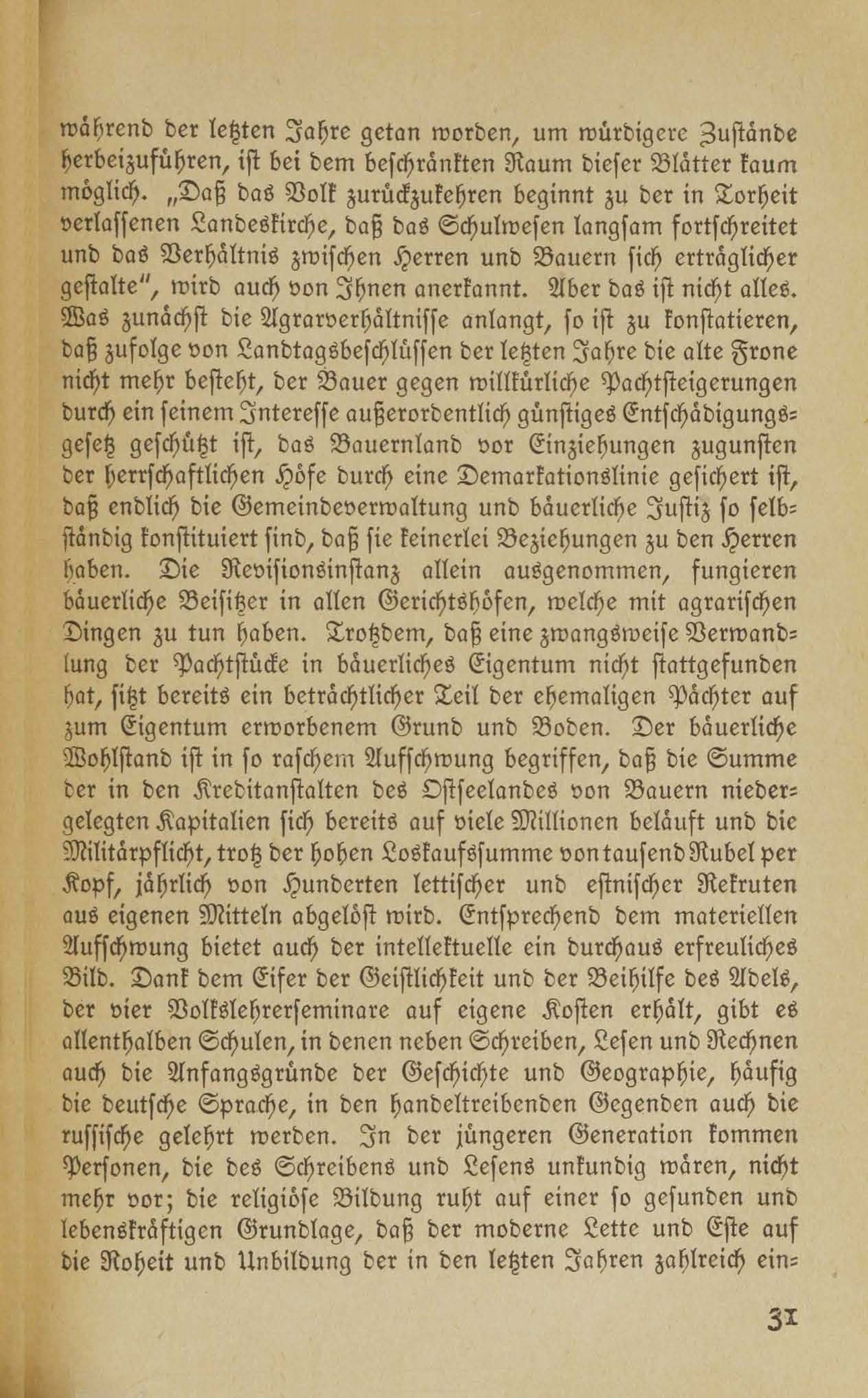 Baltische Briefe aus zwei Jahrhunderten (1917 ?) | 26. (31) Haupttext
