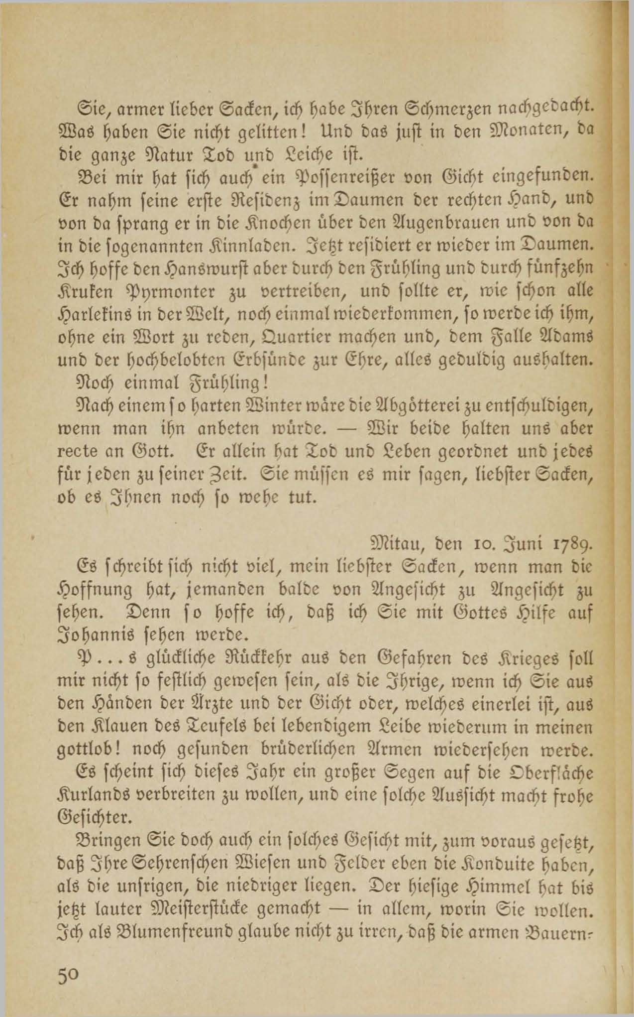 Baltische Briefe aus zwei Jahrhunderten (1917 ?) | 45. (50) Main body of text