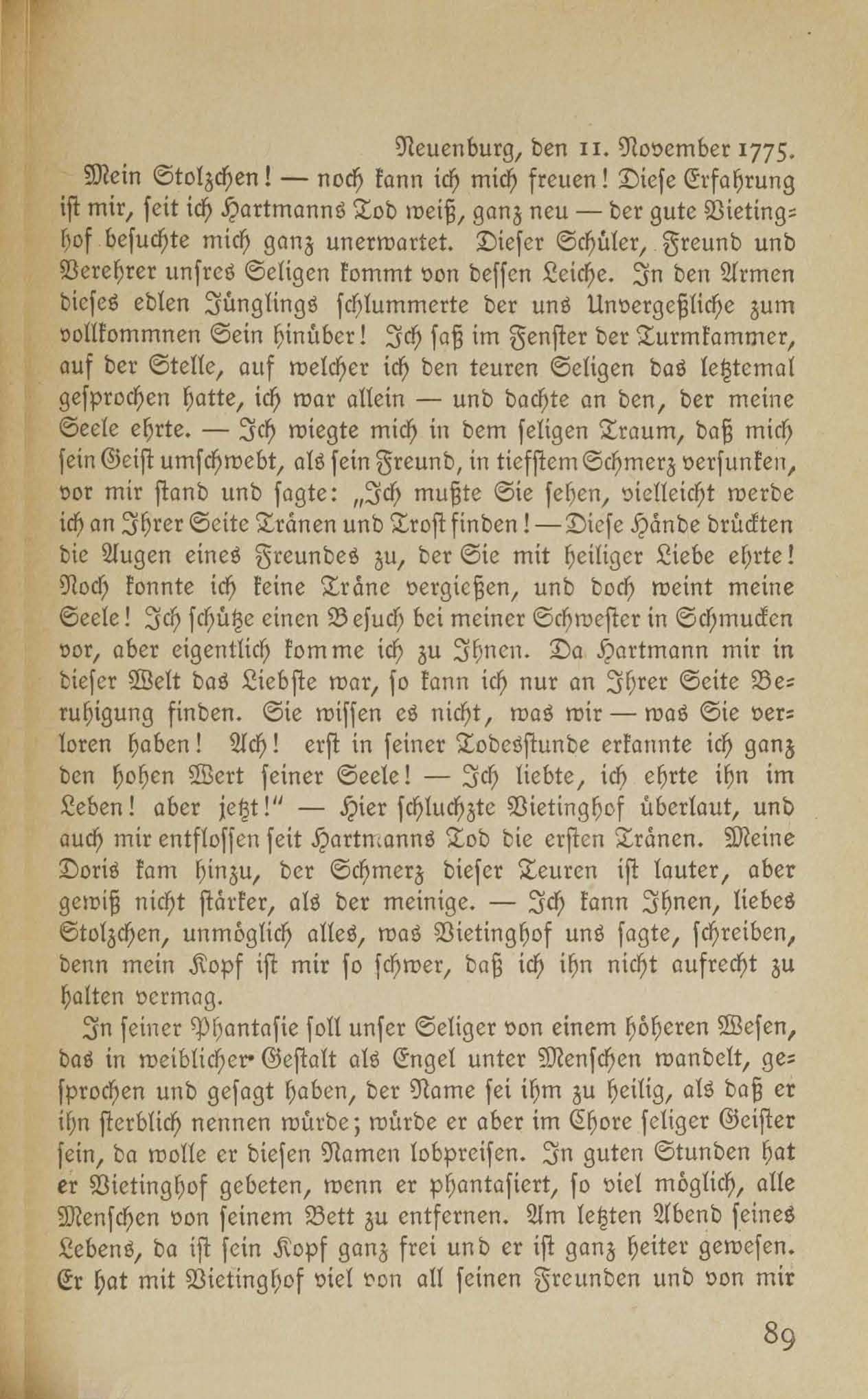 Baltische Briefe aus zwei Jahrhunderten (1917 ?) | 84. (89) Main body of text