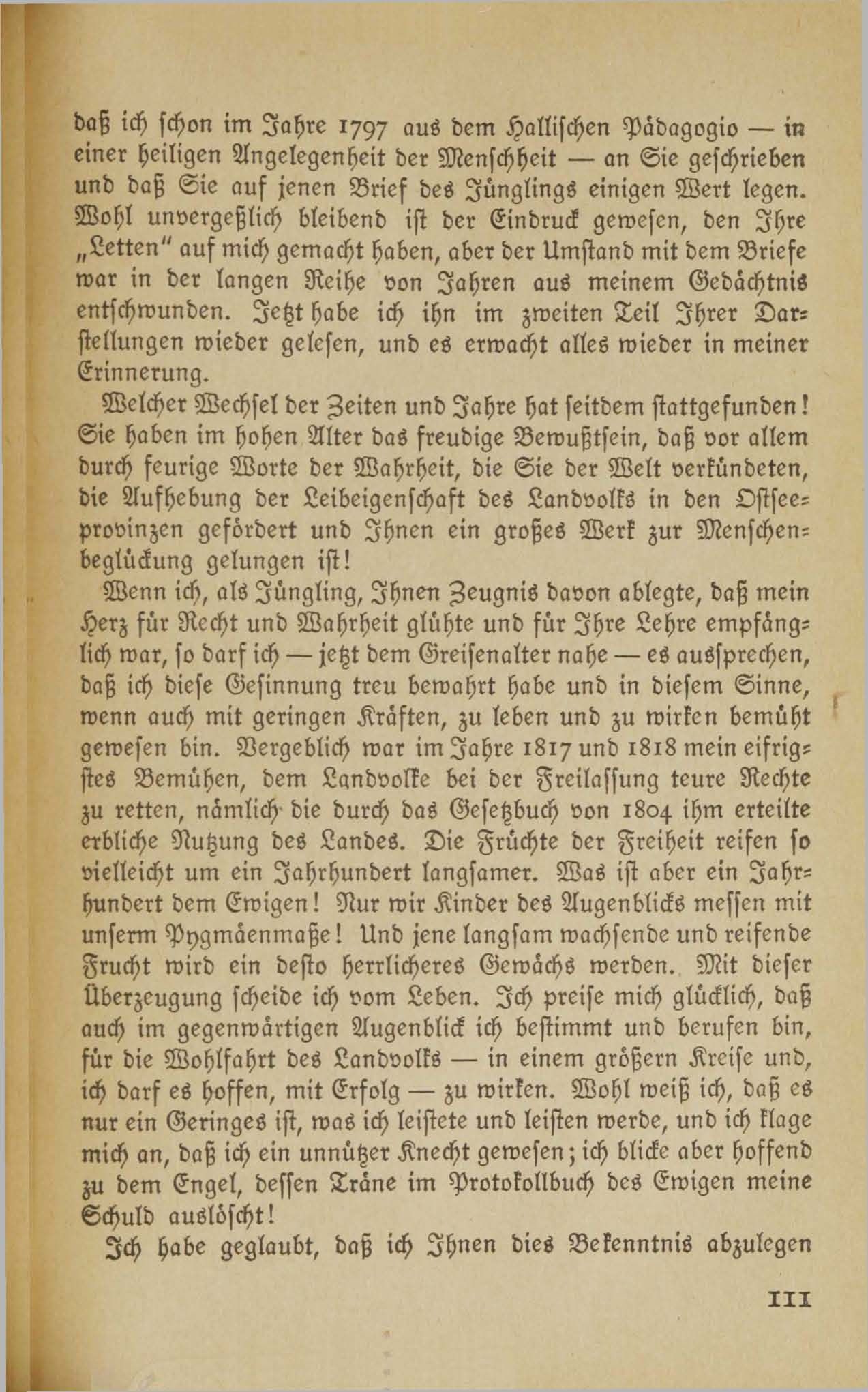 Baltische Briefe aus zwei Jahrhunderten (1917 ?) | 106. (111) Põhitekst