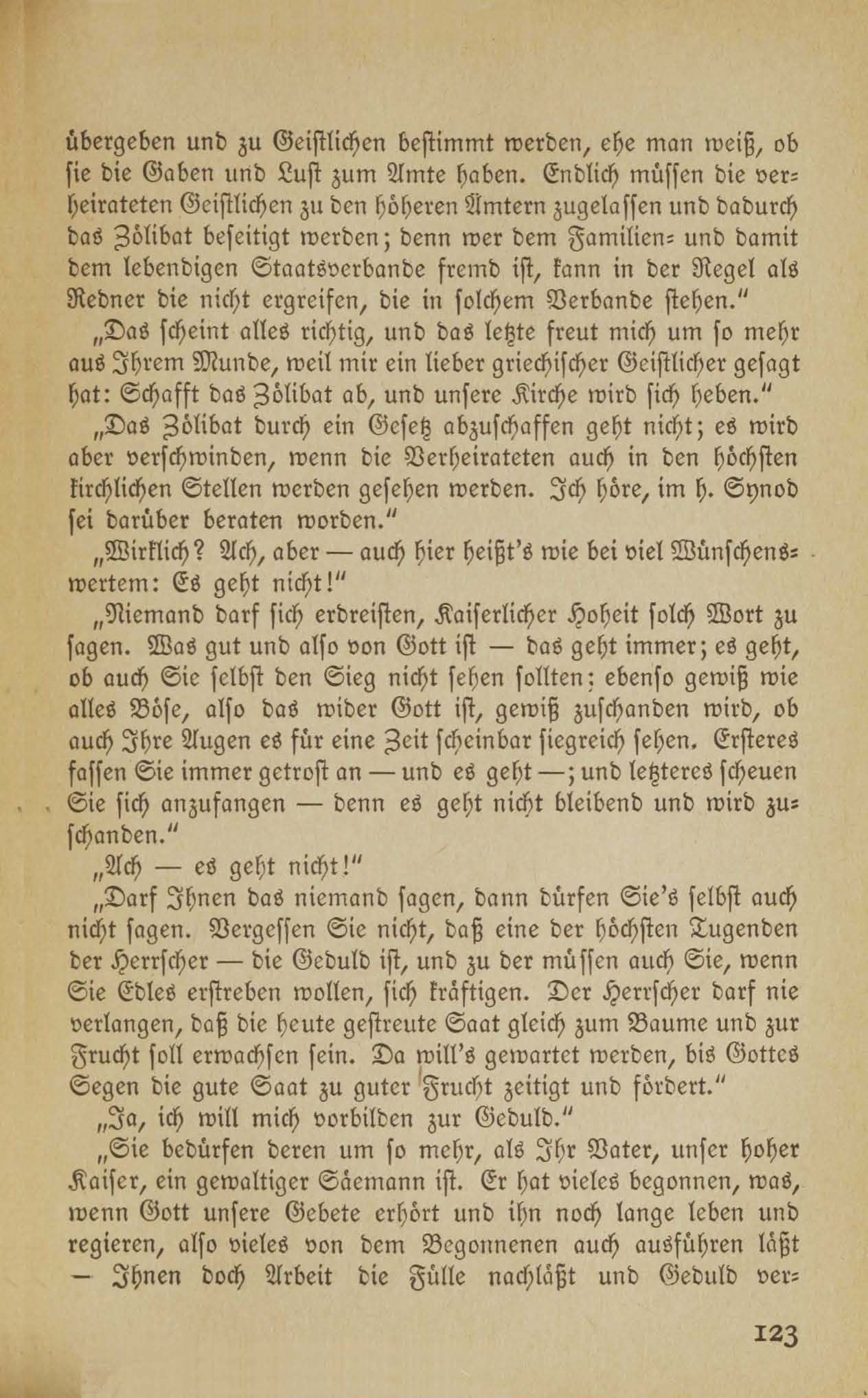 Baltische Briefe aus zwei Jahrhunderten (1917 ?) | 118. (123) Põhitekst