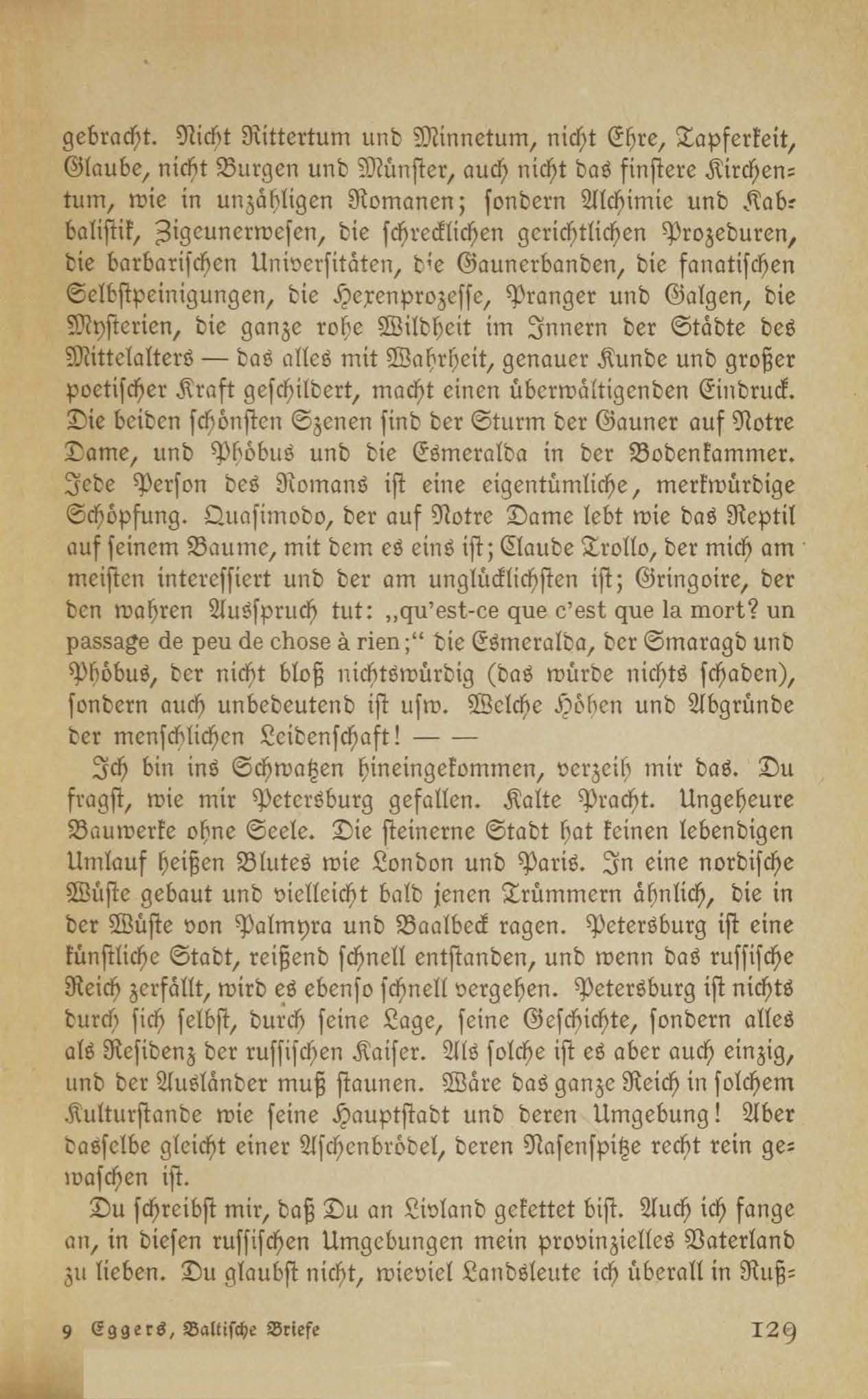 Baltische Briefe aus zwei Jahrhunderten (1917 ?) | 124. (129) Main body of text