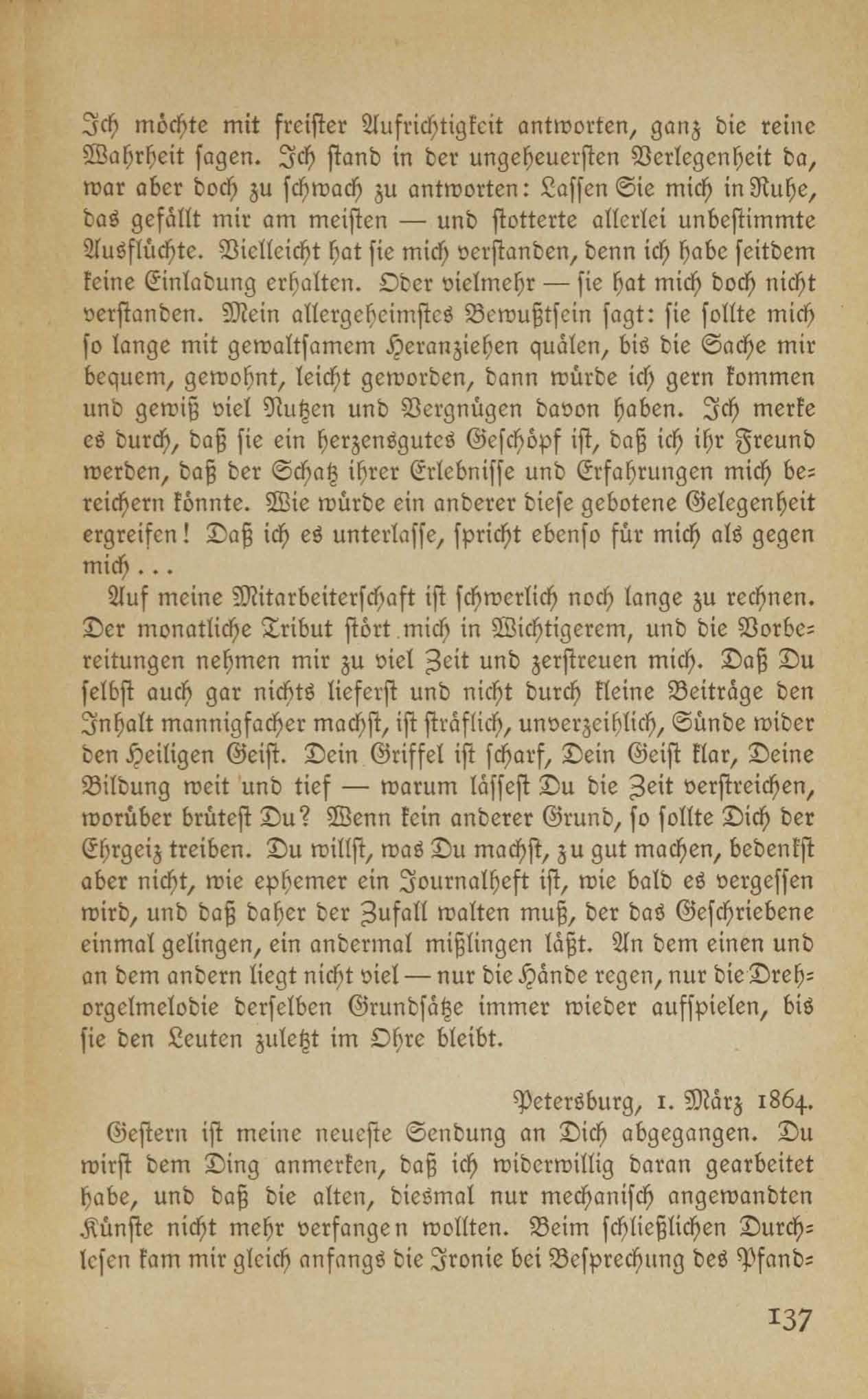 Baltische Briefe aus zwei Jahrhunderten (1917 ?) | 132. (137) Haupttext