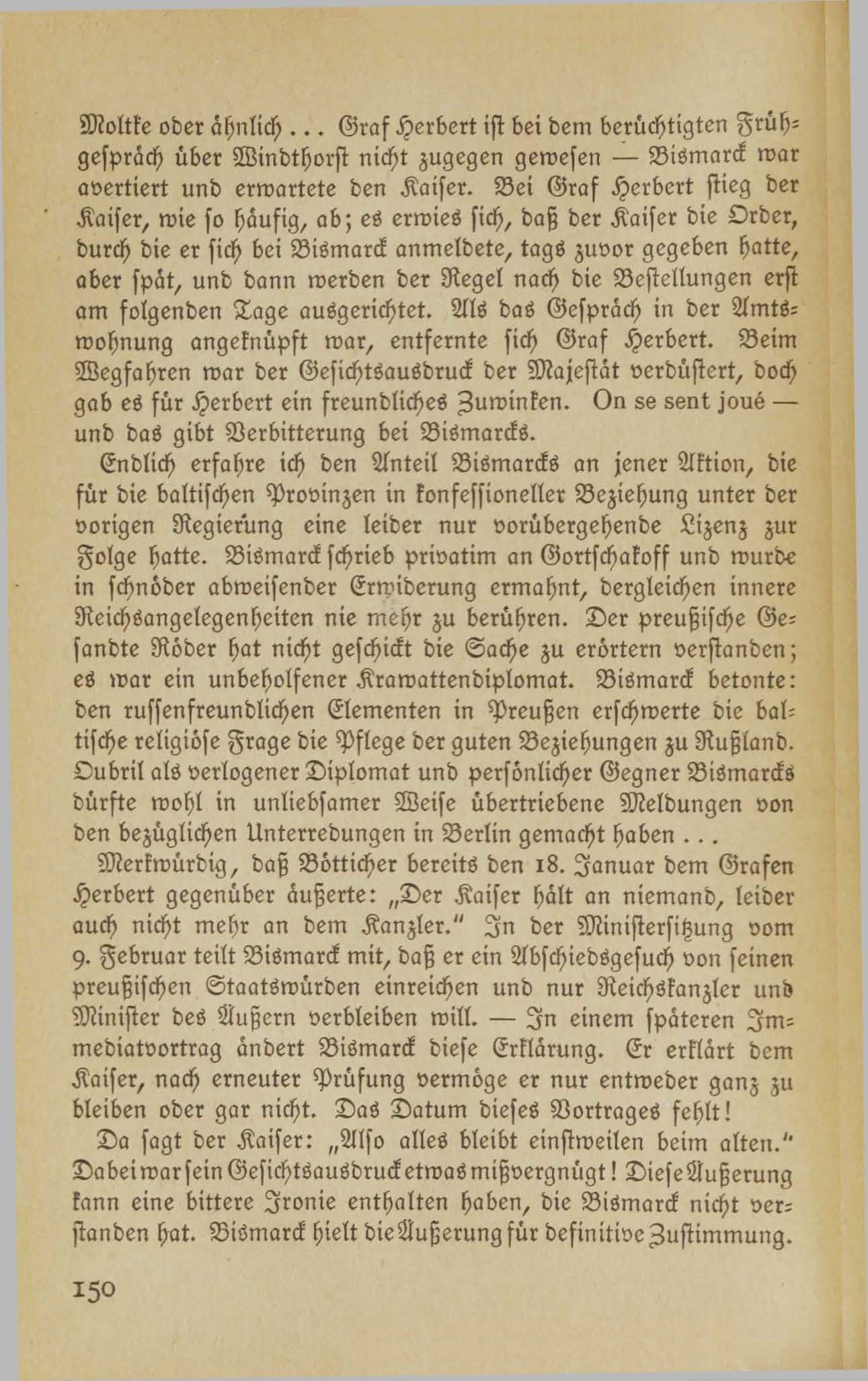 Baltische Briefe aus zwei Jahrhunderten (1917 ?) | 145. (150) Основной текст