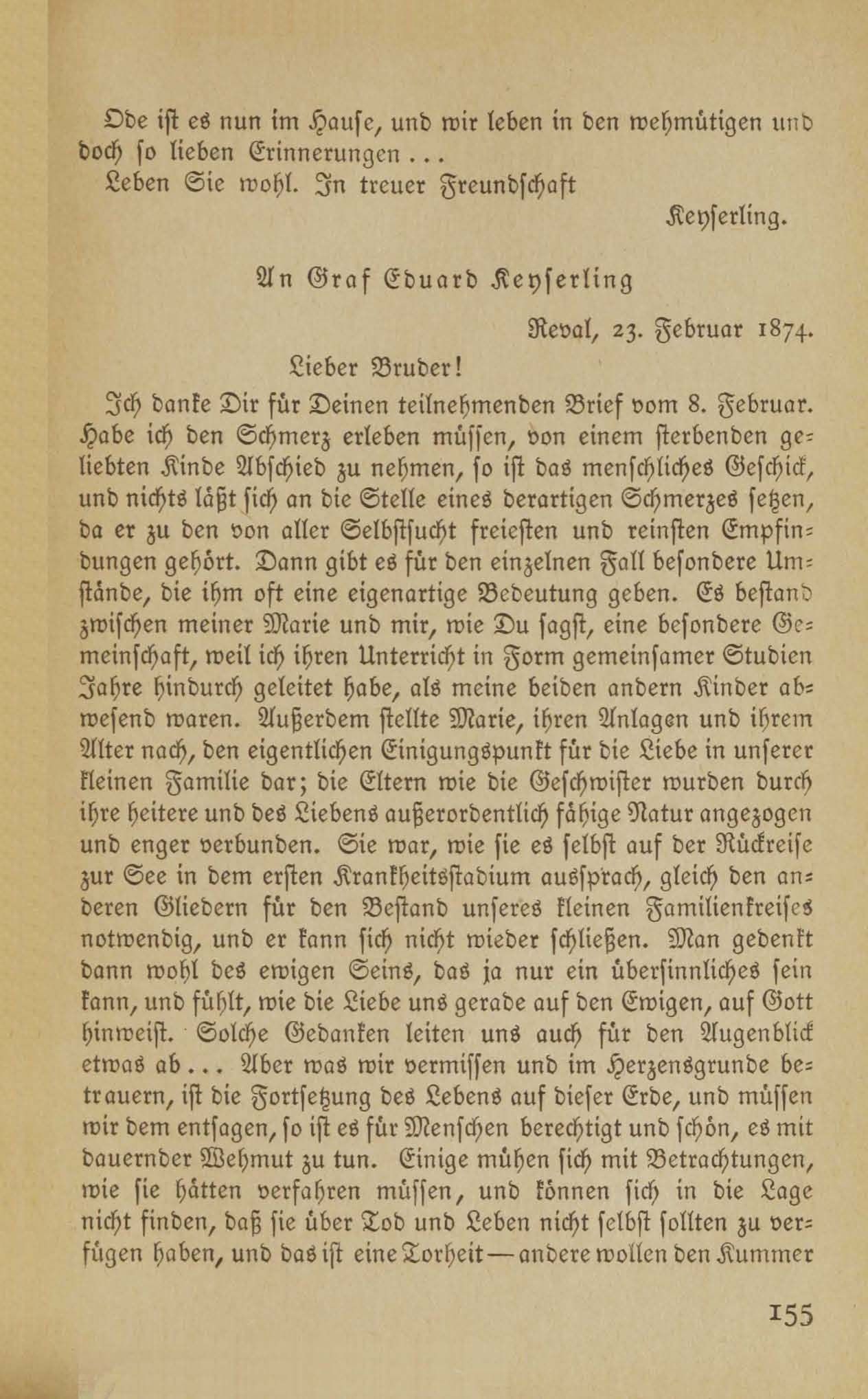 Baltische Briefe aus zwei Jahrhunderten (1917 ?) | 150. (155) Põhitekst