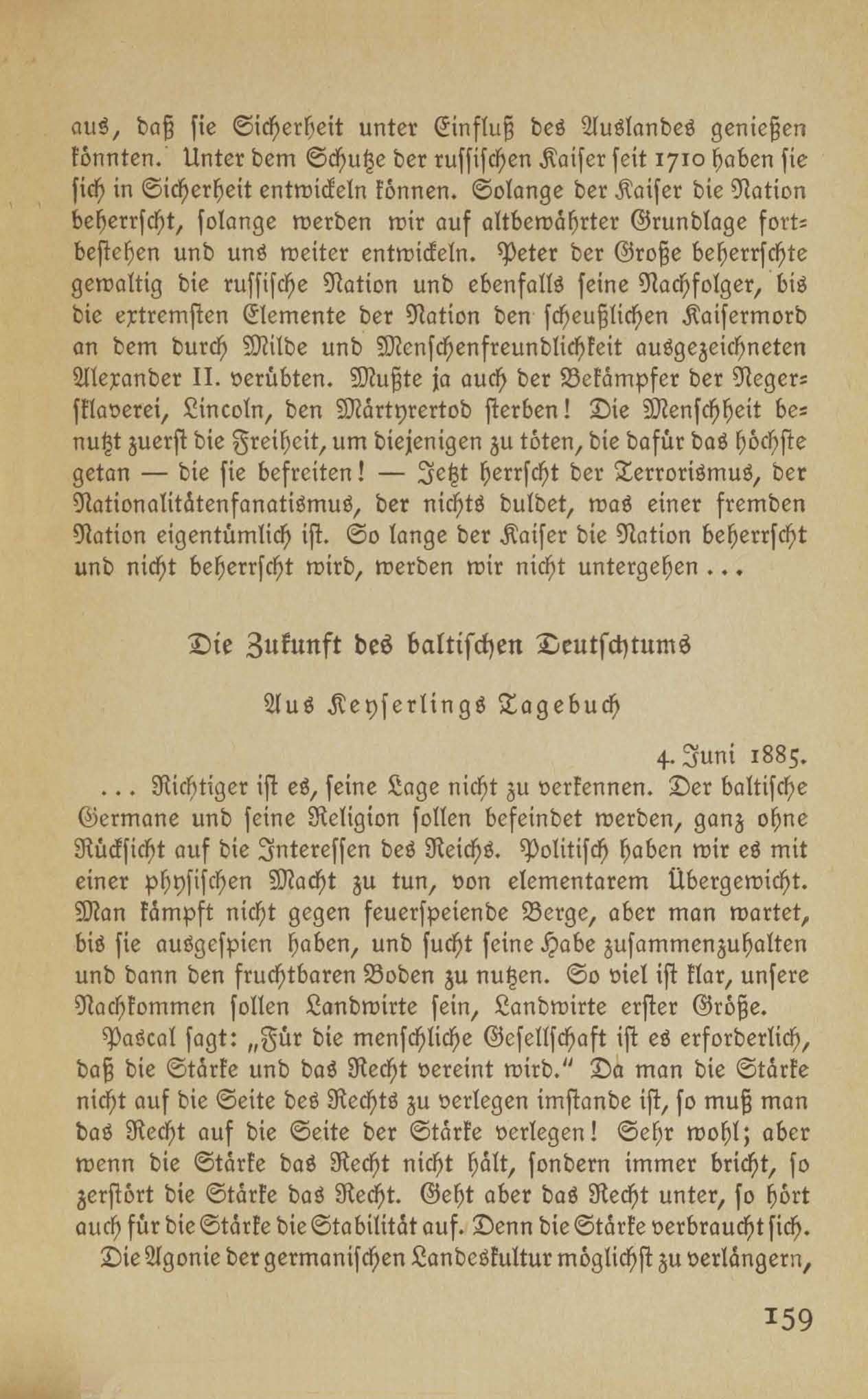 Baltische Briefe aus zwei Jahrhunderten (1917 ?) | 154. (159) Основной текст