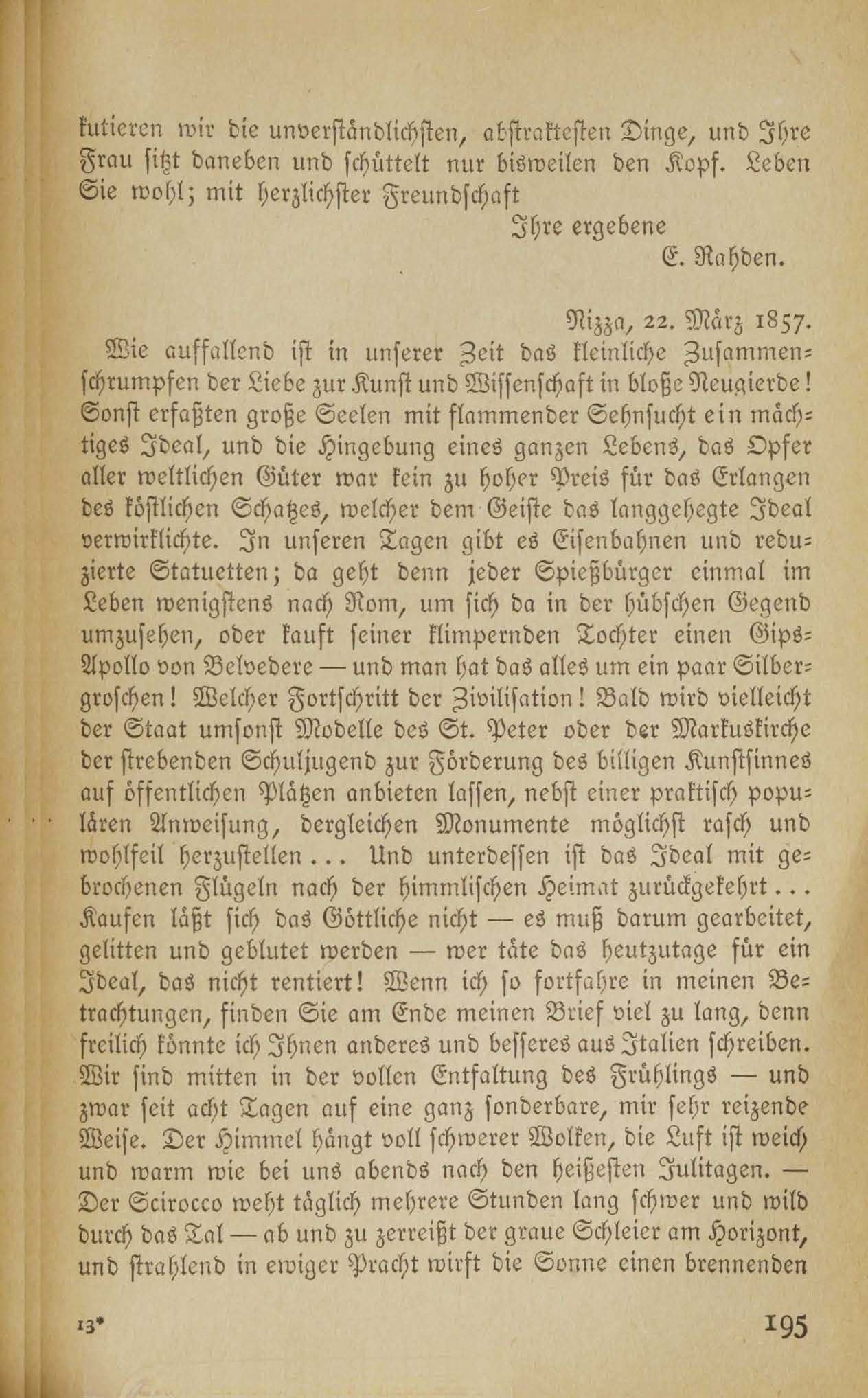 Baltische Briefe aus zwei Jahrhunderten (1917 ?) | 190. (195) Main body of text
