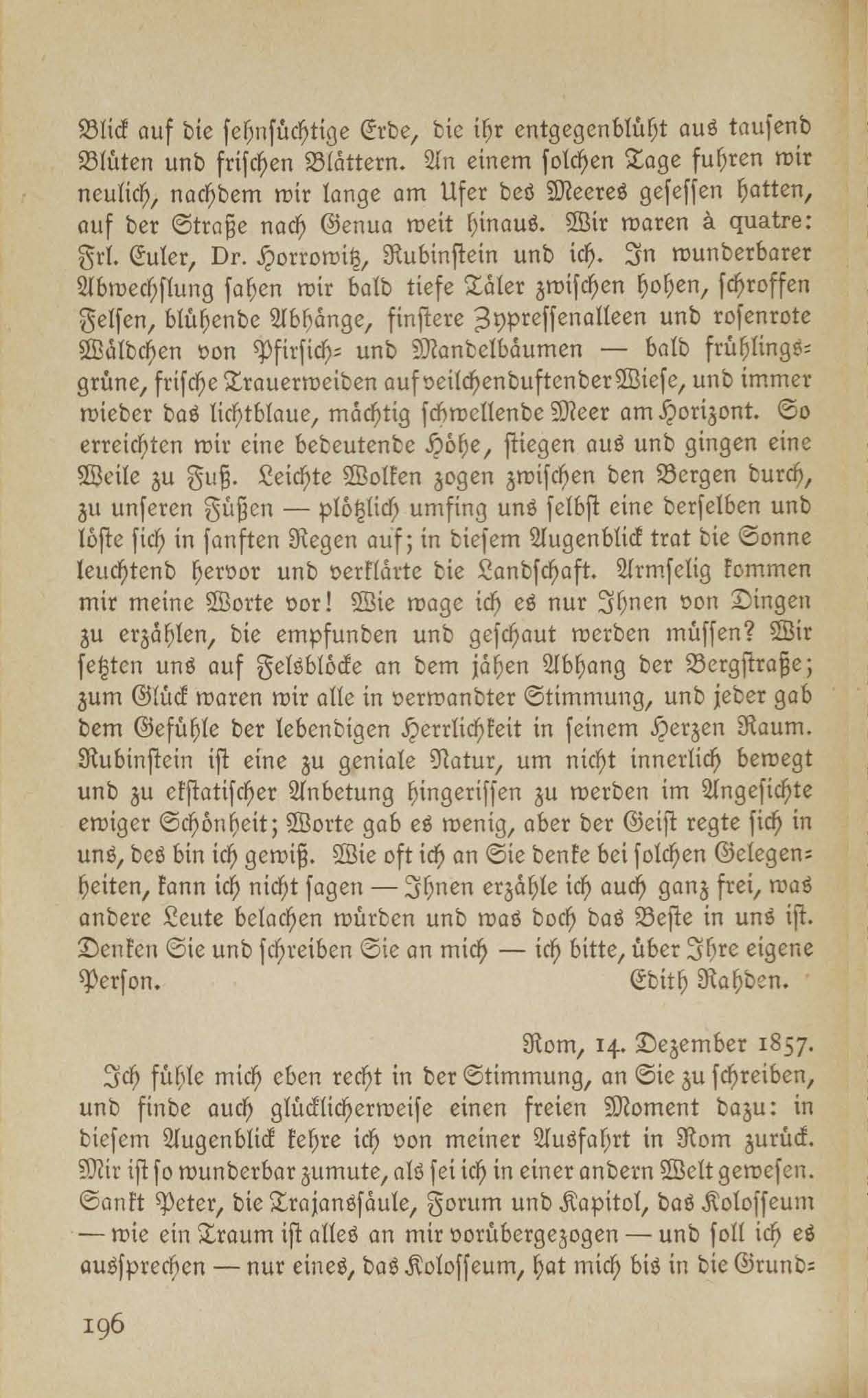 Baltische Briefe aus zwei Jahrhunderten (1917 ?) | 191. (196) Main body of text
