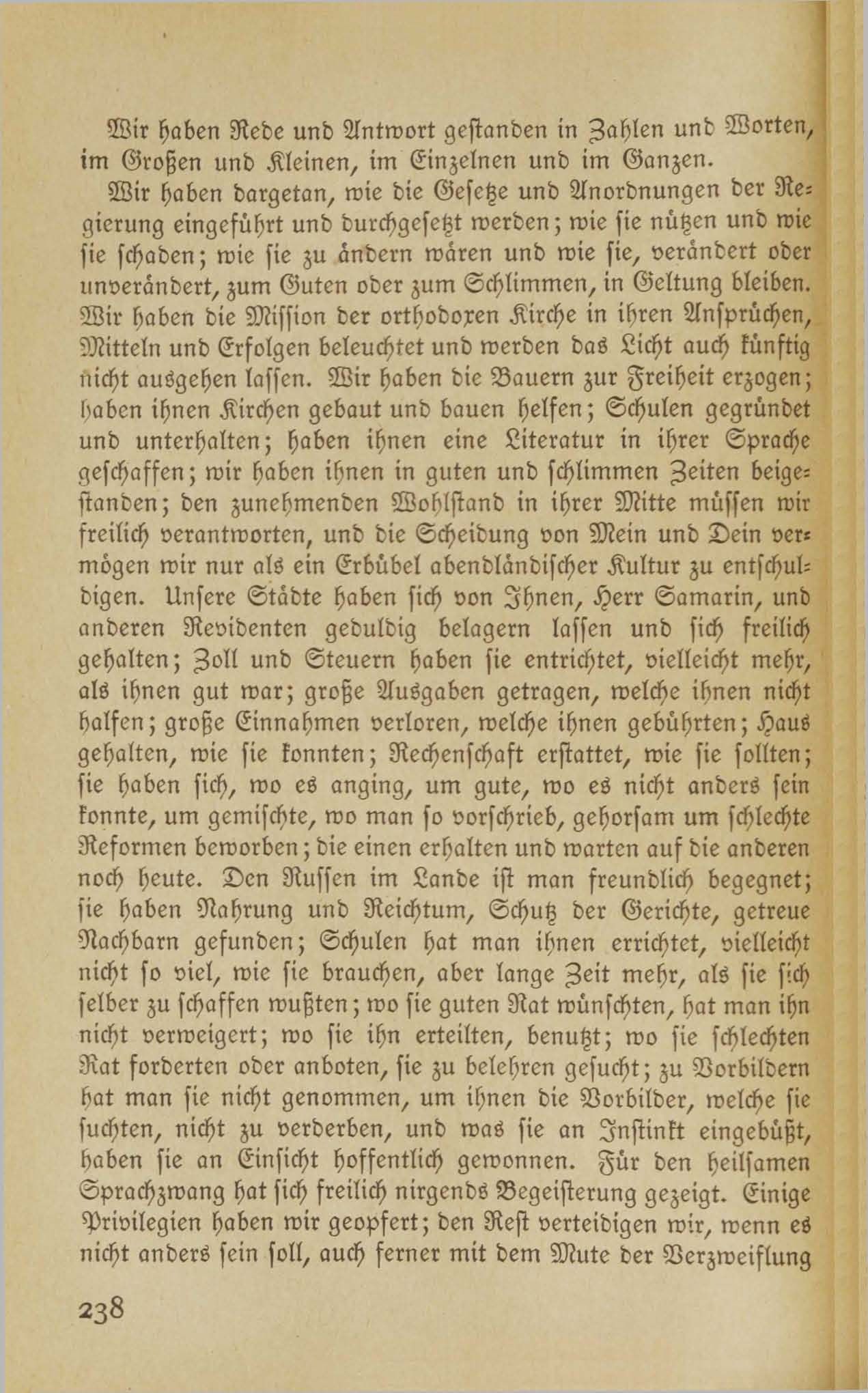 Im Kampf für die baltischen Landesrechte (1917 ?) | 7. (238) Main body of text