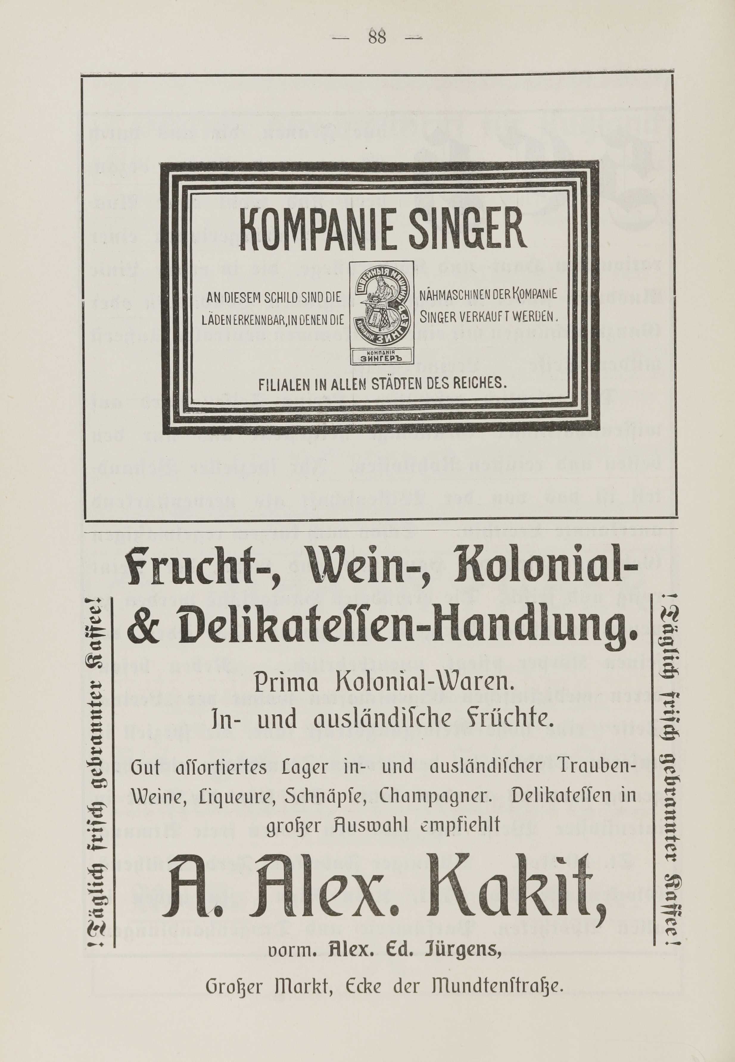 Deutsche Monatsschrift für Russland [1] (1912) | 95. (88) Main body of text
