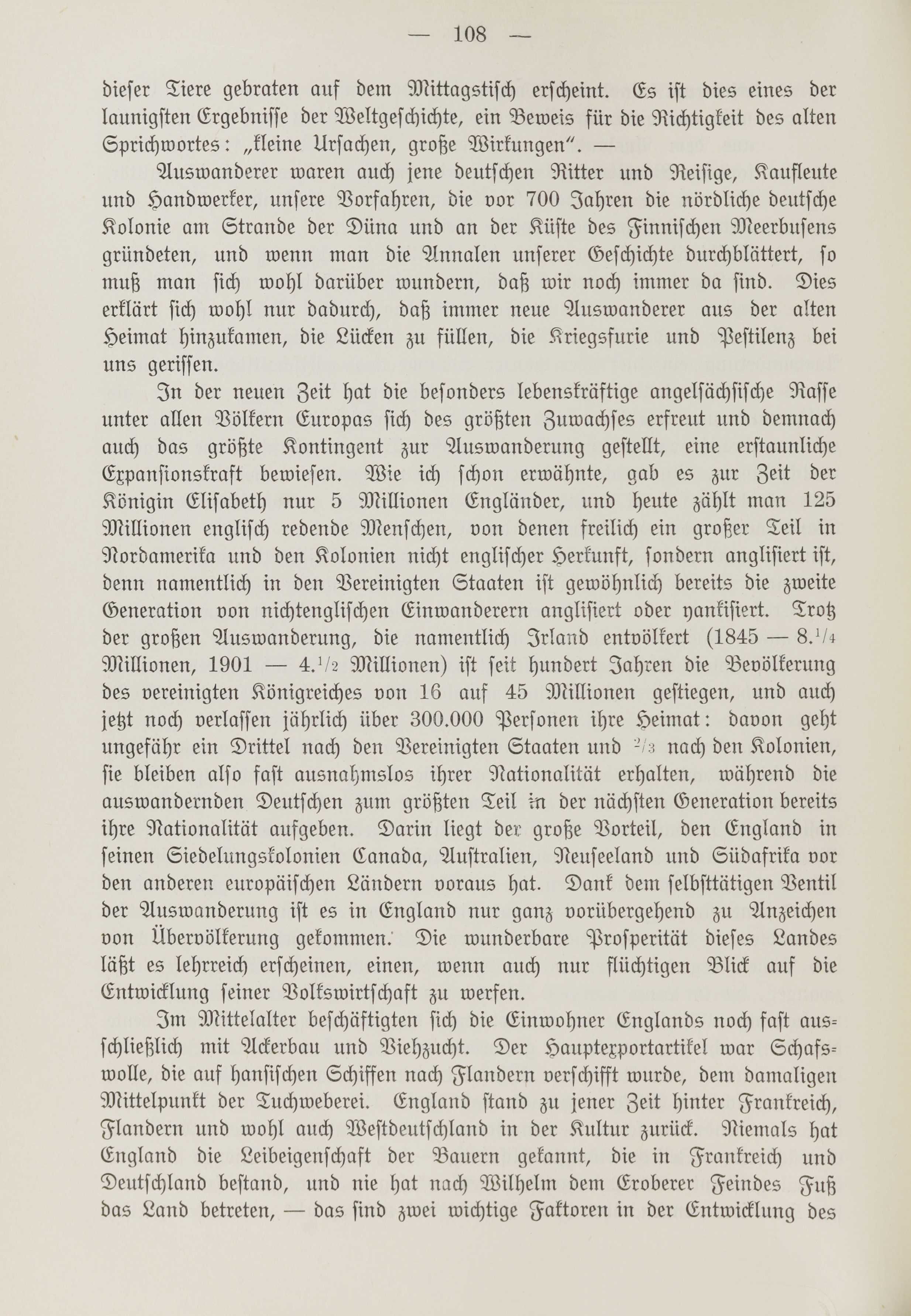 Deutsche Monatsschrift für Russland [1] (1912) | 116. (108) Main body of text
