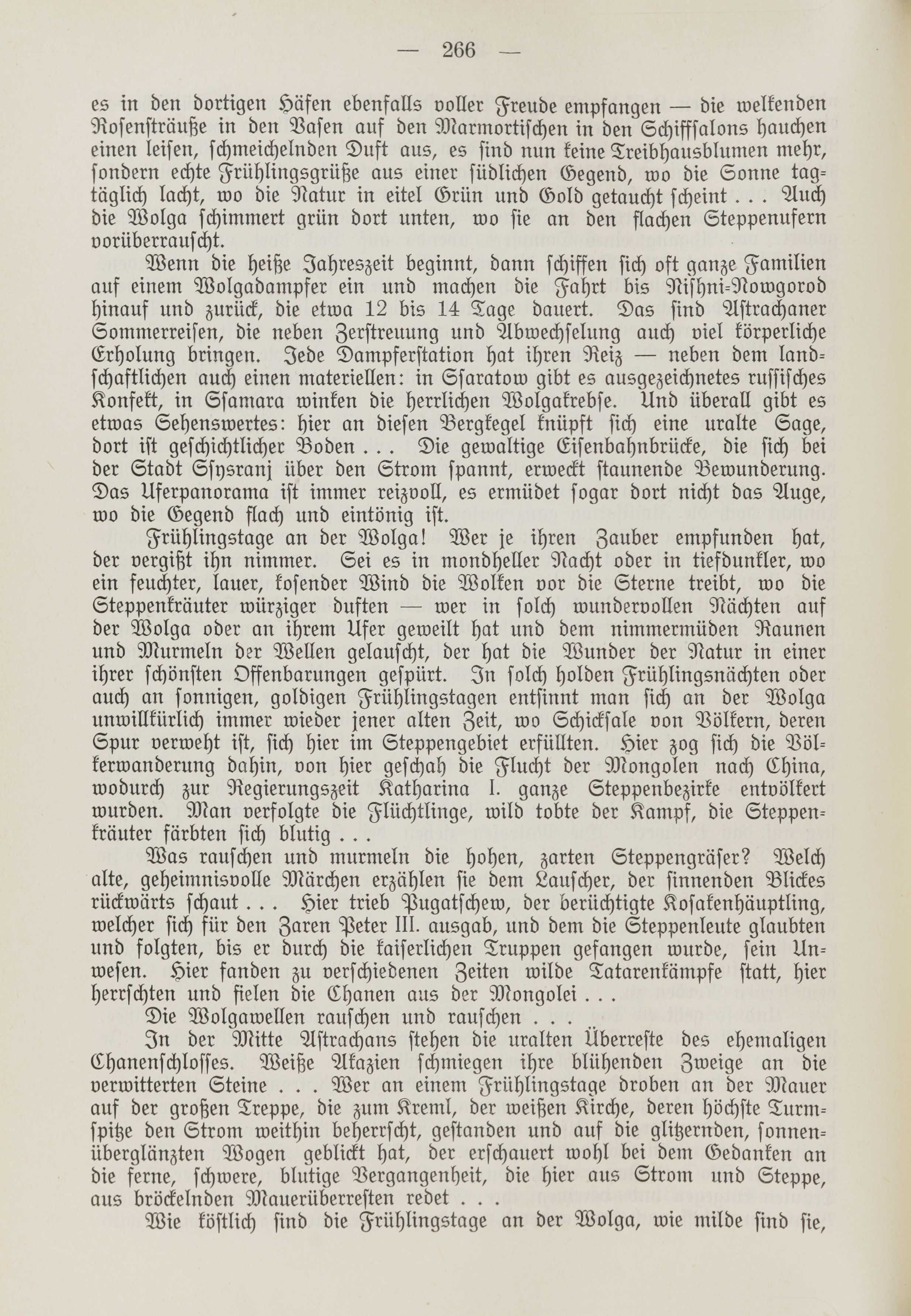 Frühlingstage an der Wolga (1912) | 4. (266) Main body of text