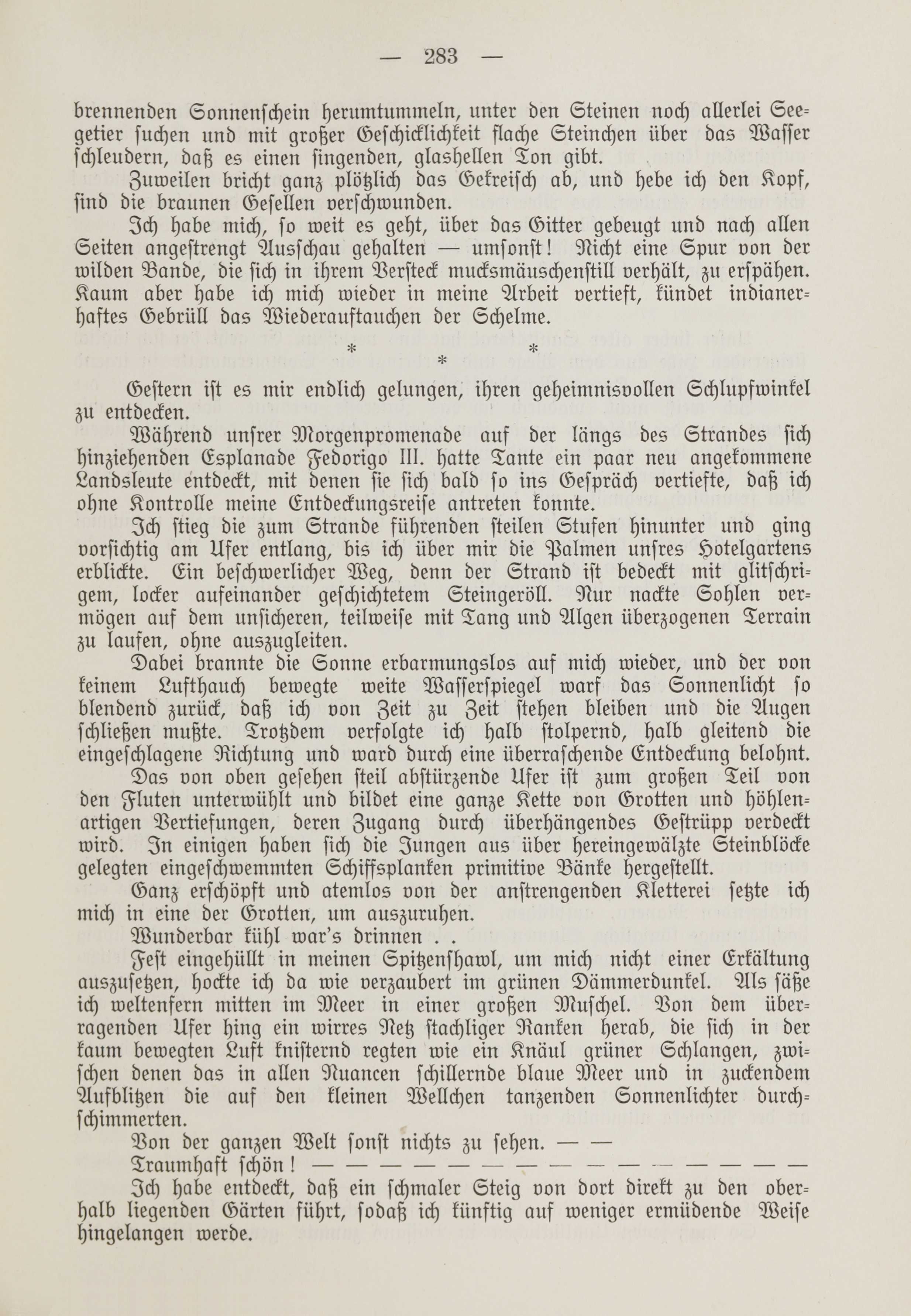 Deutsche Monatsschrift für Russland [1] (1912) | 291. (283) Main body of text