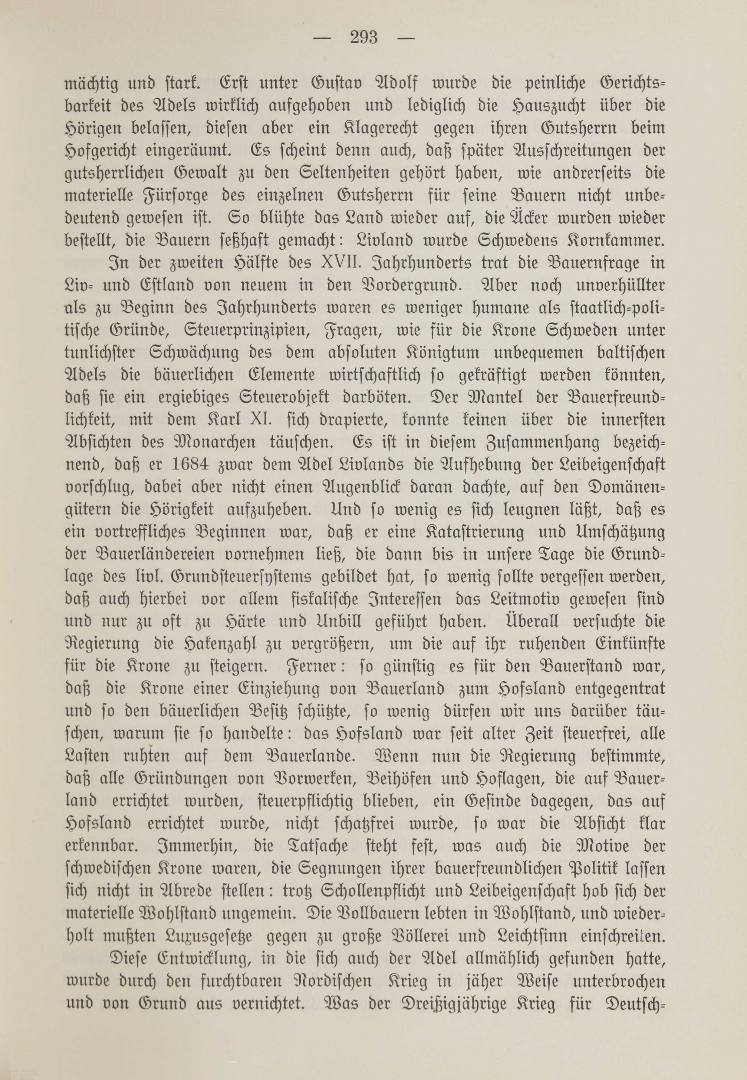 Deutsche Monatsschrift für Russland [1] (1912) | 301. (293) Main body of text