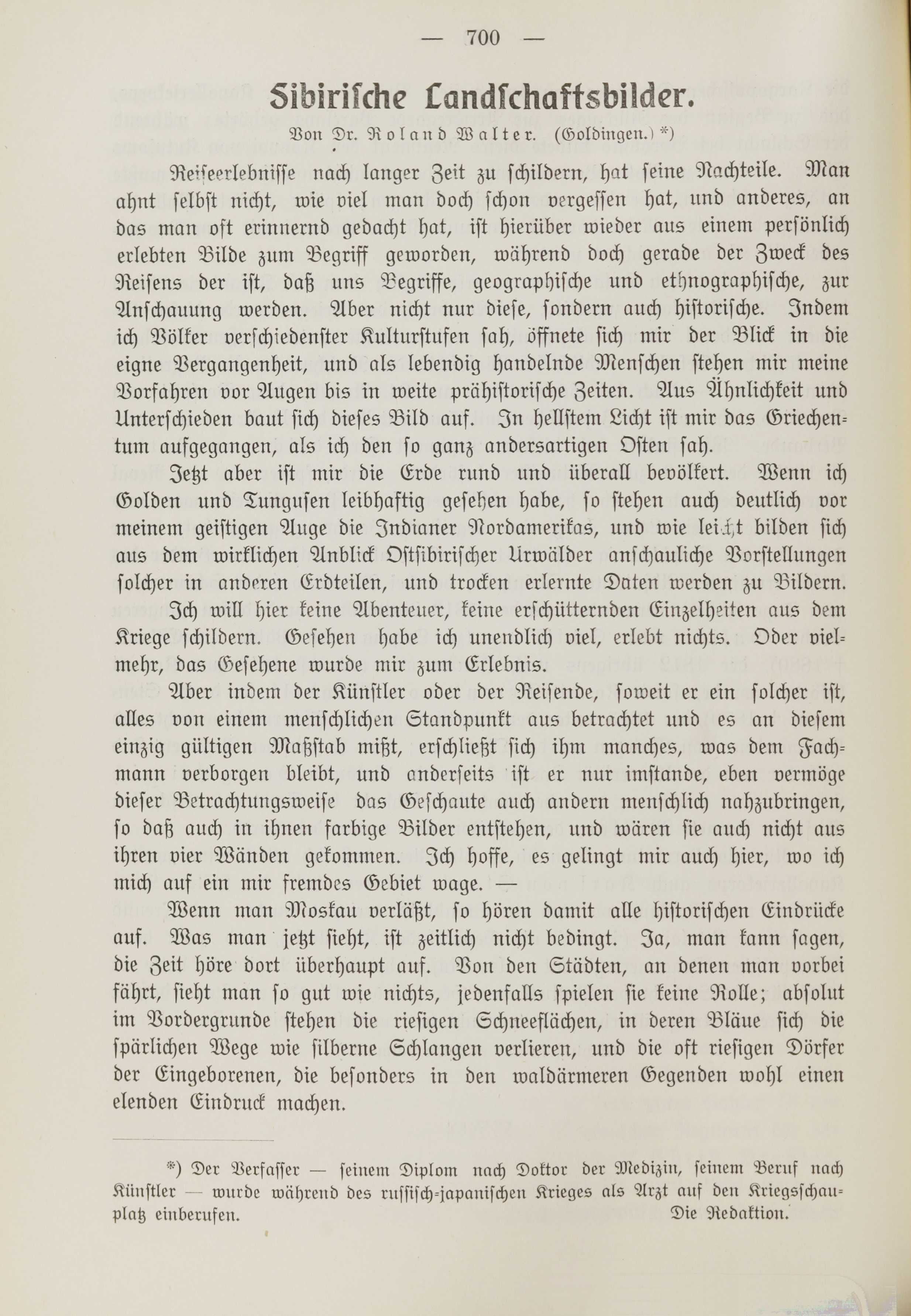 Sibirische Landschaftsbilder [1] (1912) | 1. (700) Основной текст