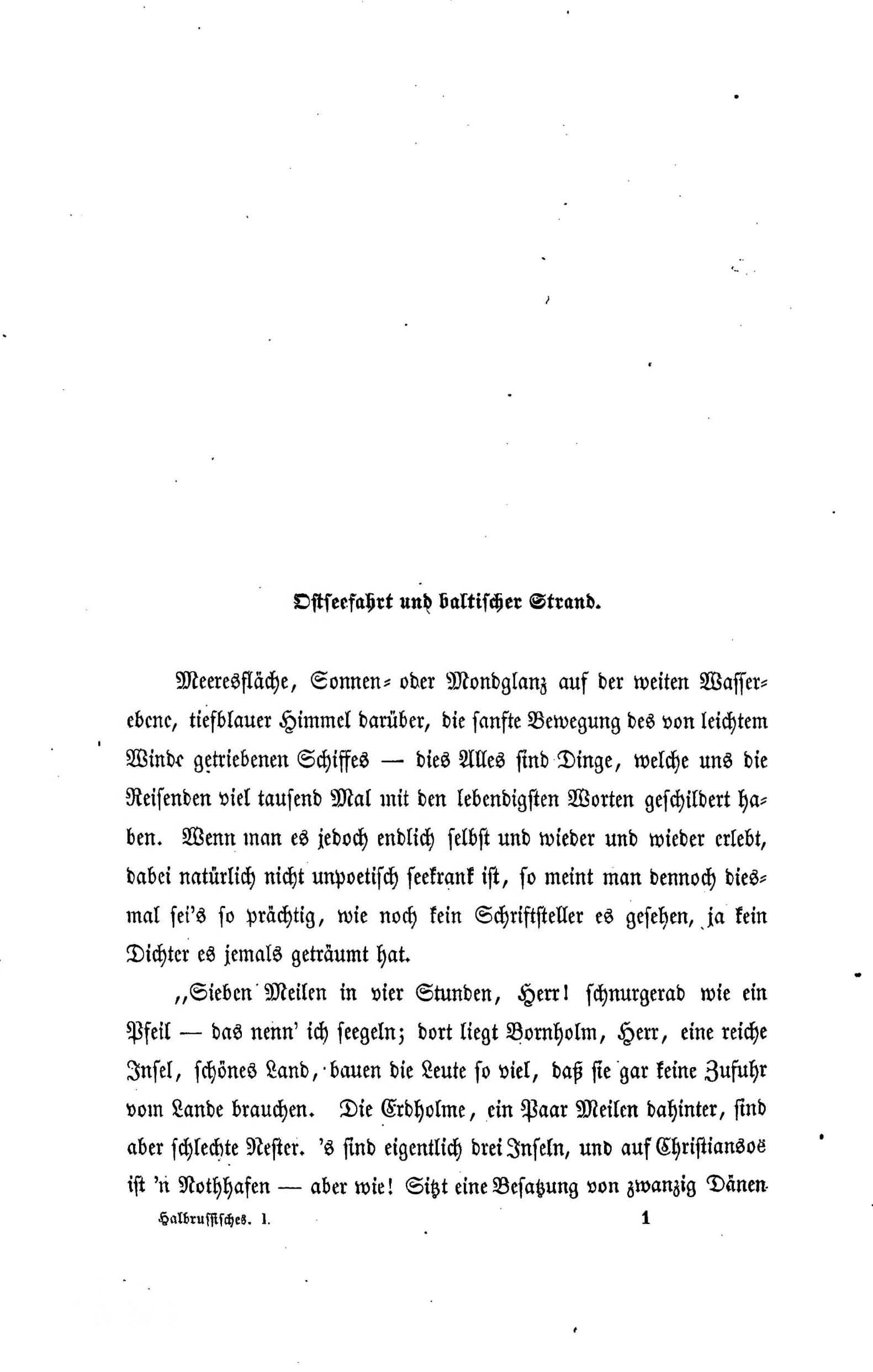 Halbrussisches (1854) | 4. (1) Основной текст