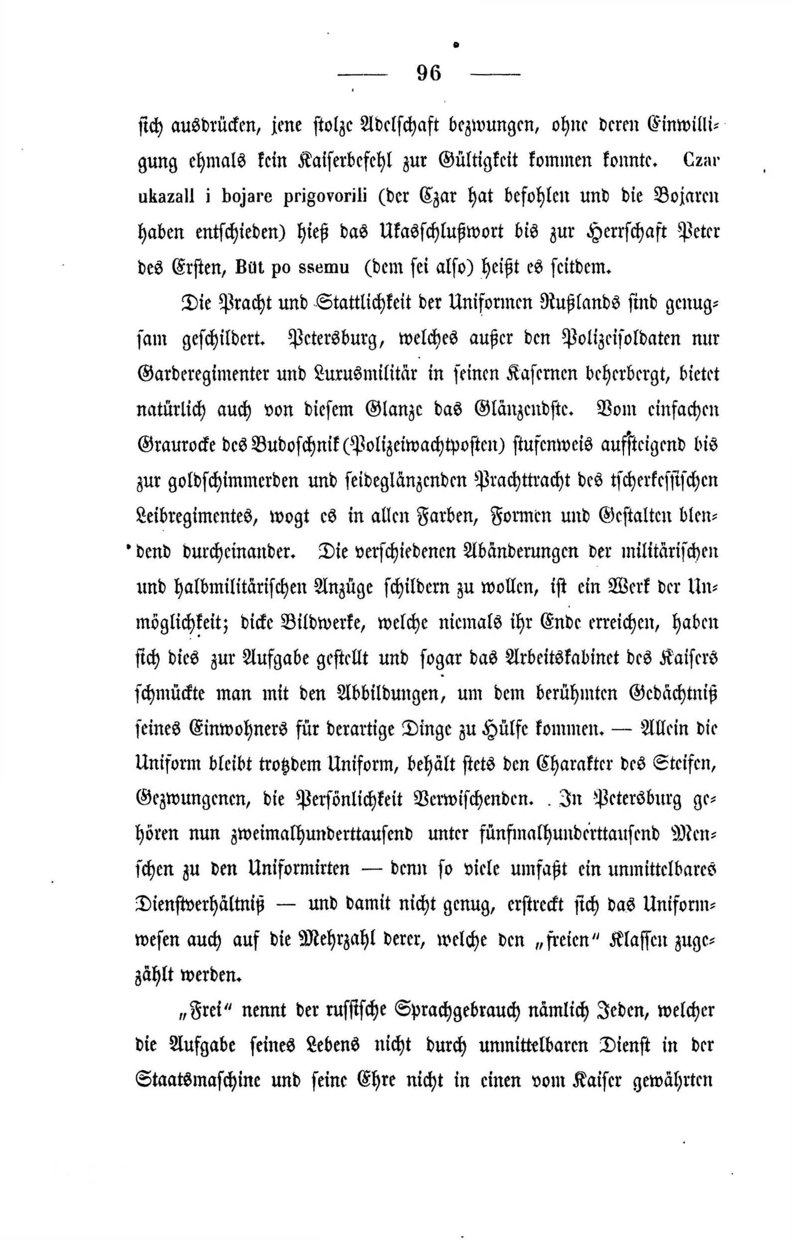 Halbrussisches [2] (1847) | 96. (96) Põhitekst