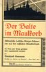Der Balte im Maulkorb (1917) | 1. Vorderdeckel