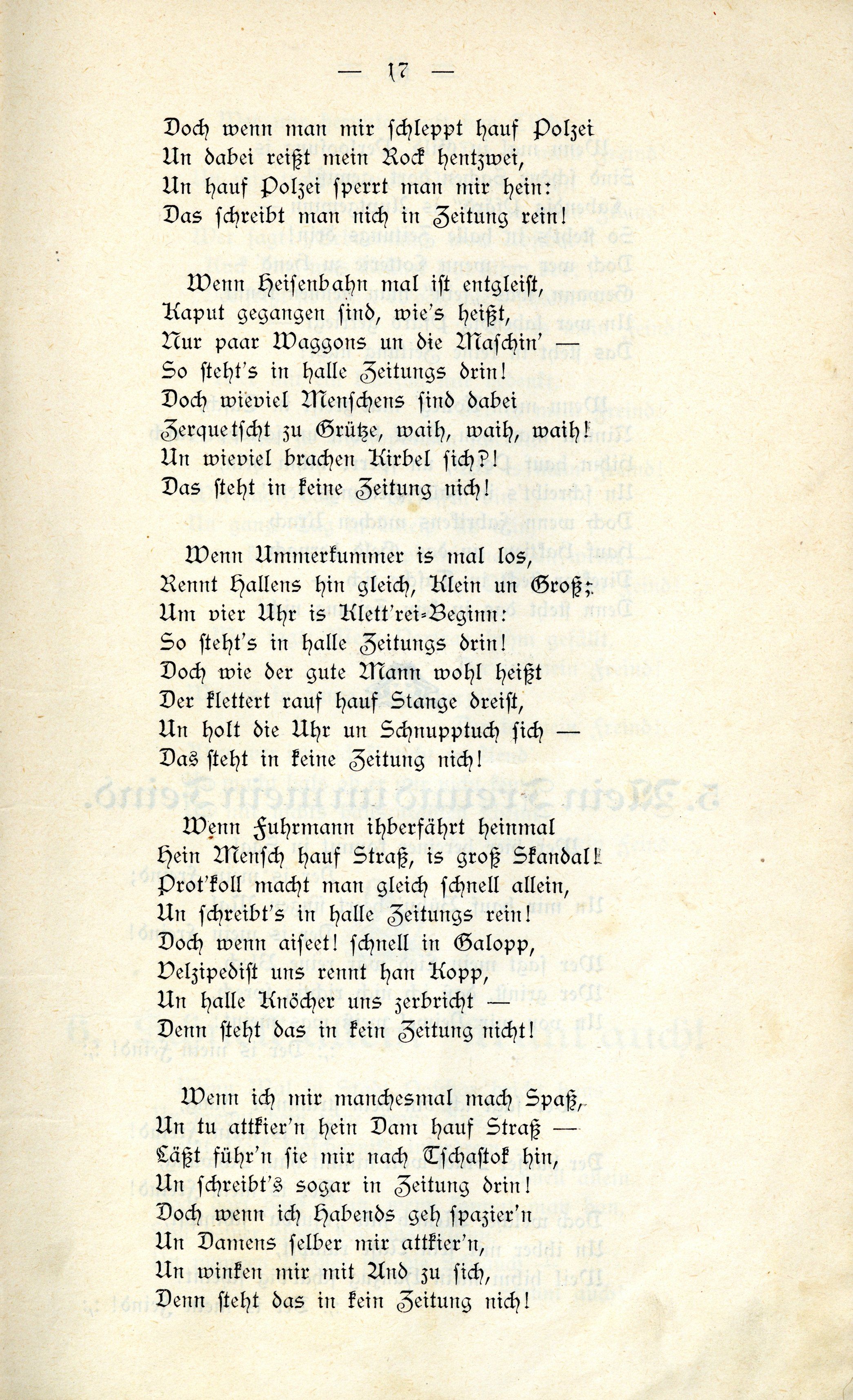 Schanno von Dünakant (1903) | 18. (17) Основной текст