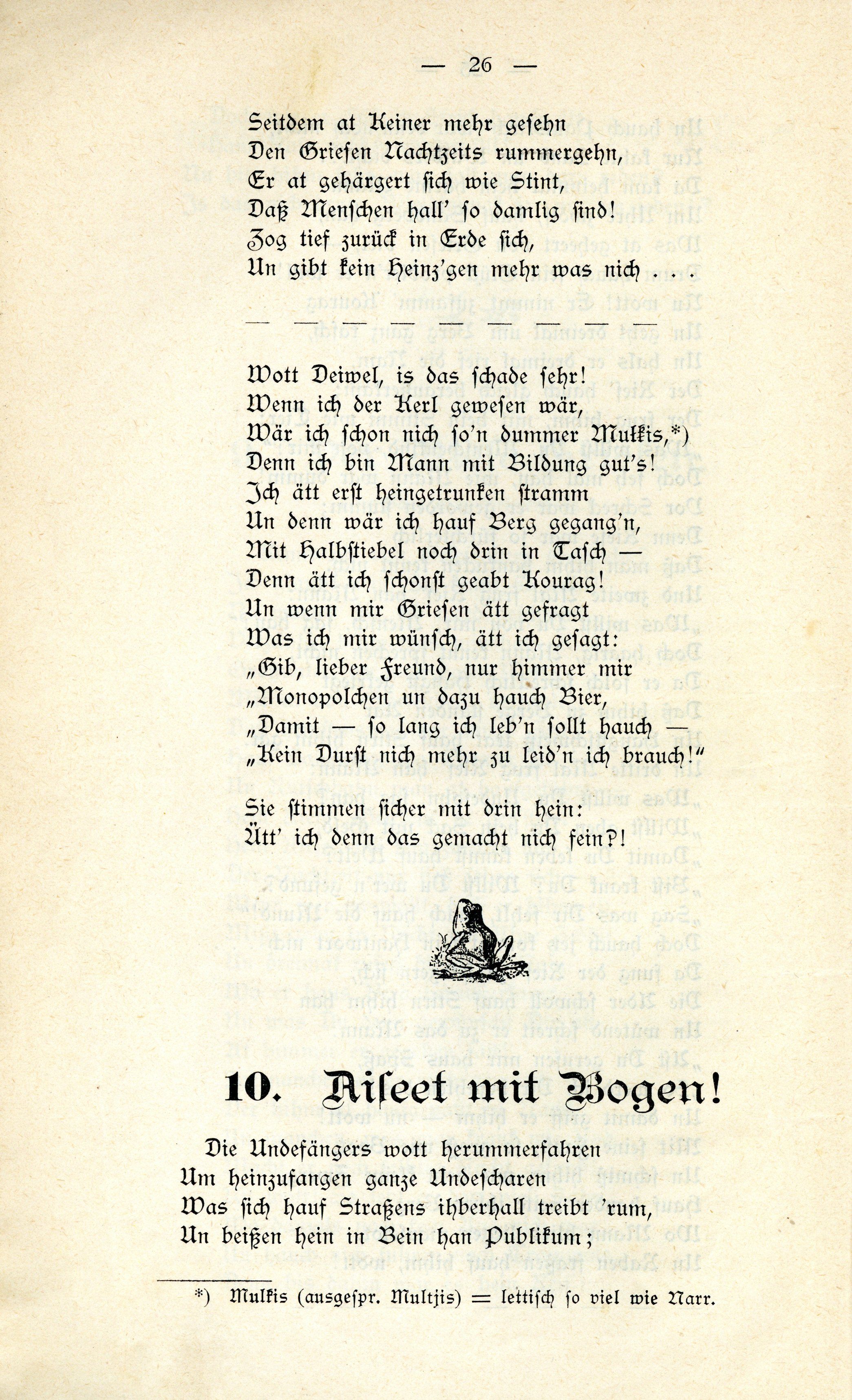 Schanno von Dünakant (1903) | 27. (26) Основной текст