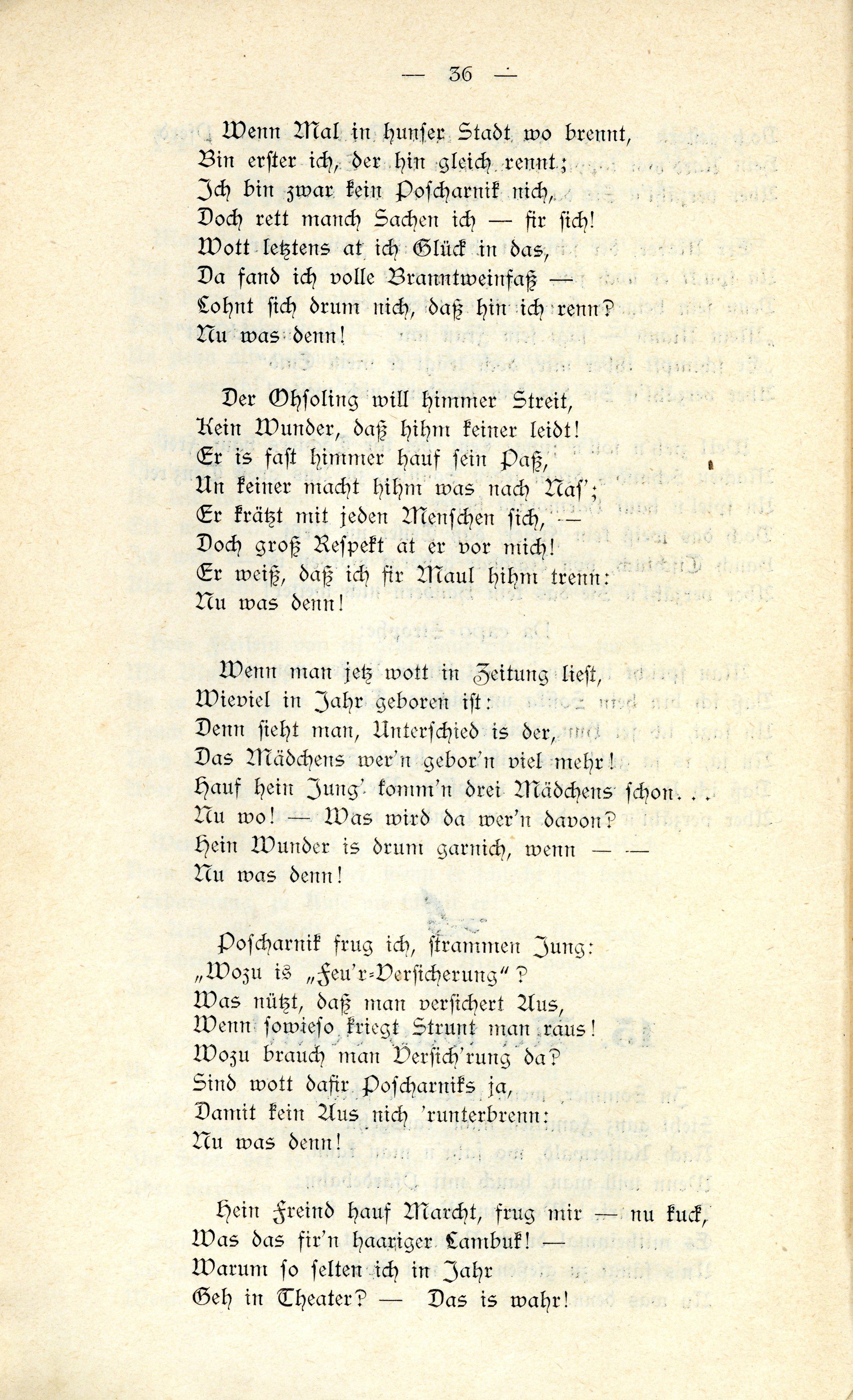 Schanno von Dünakant (1903) | 37. (36) Основной текст