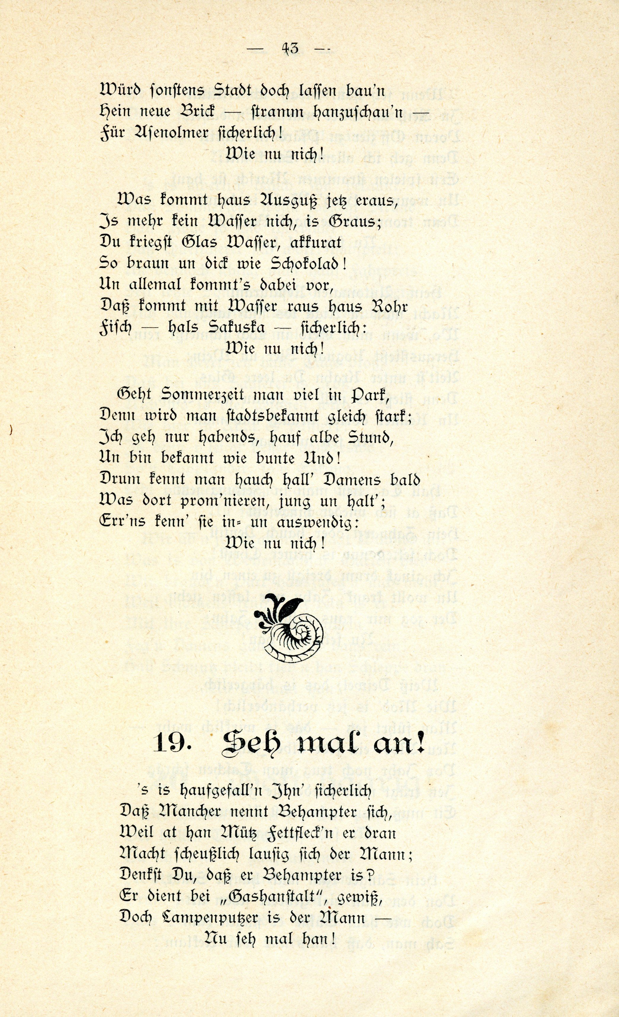 Schanno von Dünakant (1903) | 44. (43) Main body of text