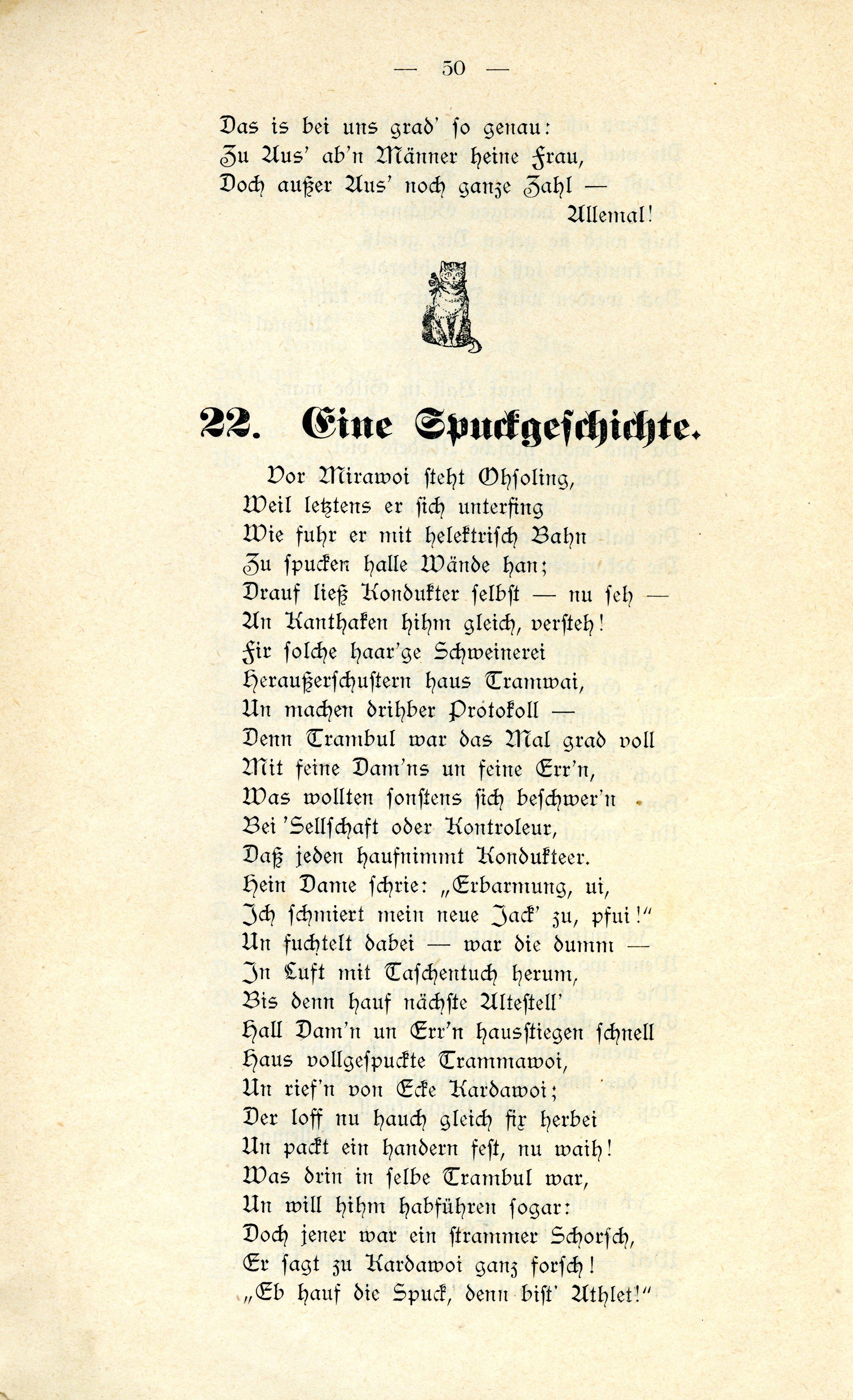 Schanno von Dünakant (1903) | 51. (50) Main body of text