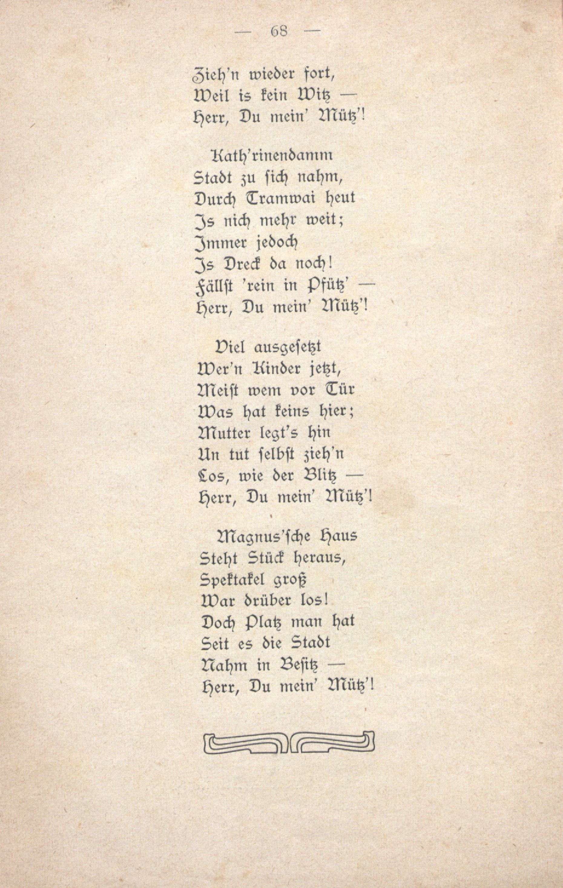 Erbarmung, Kinder! (1904) | 70. (68) Main body of text