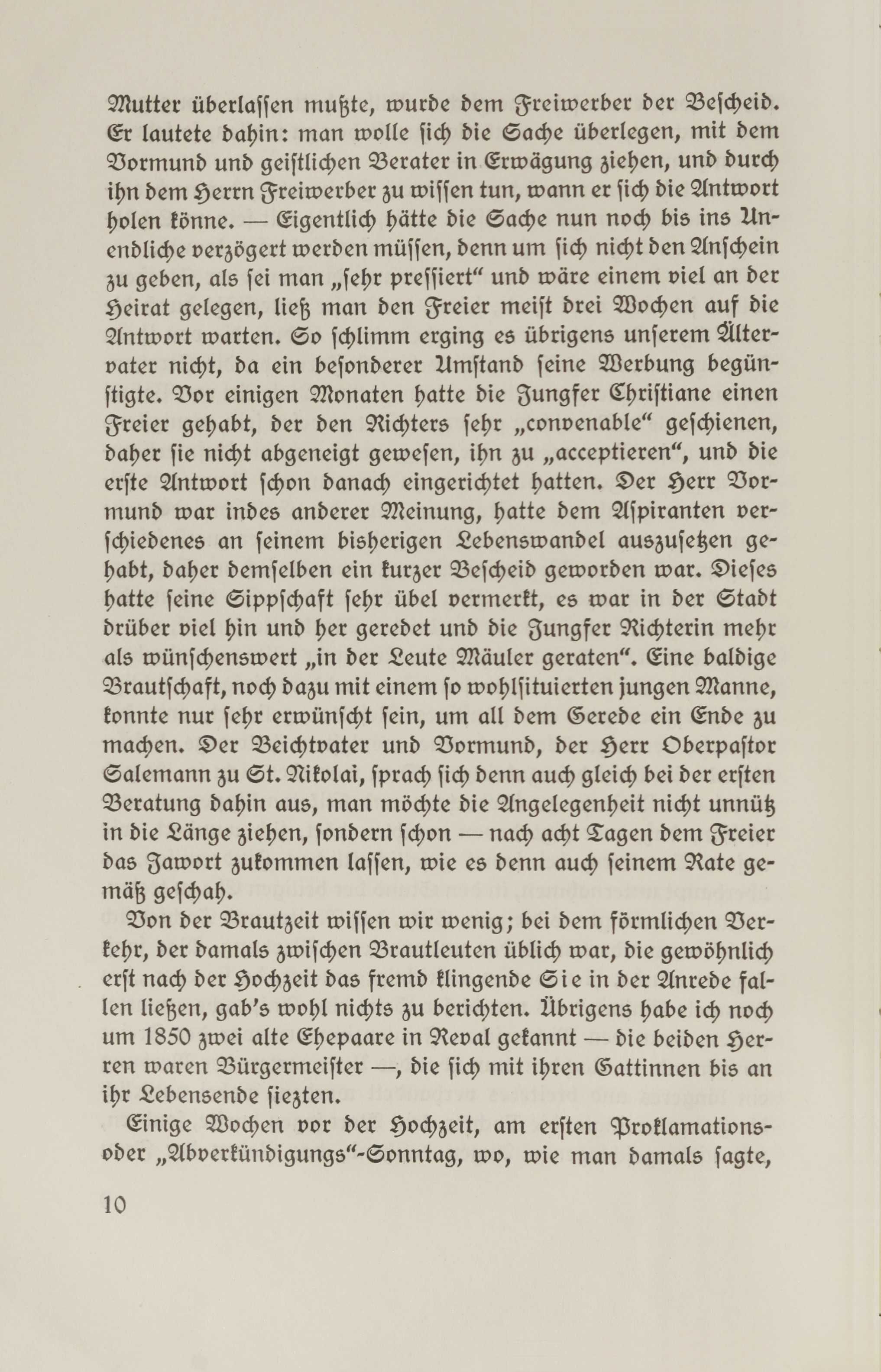 Baltische Lebenserinnerungen (1926) | 9. (10) Põhitekst
