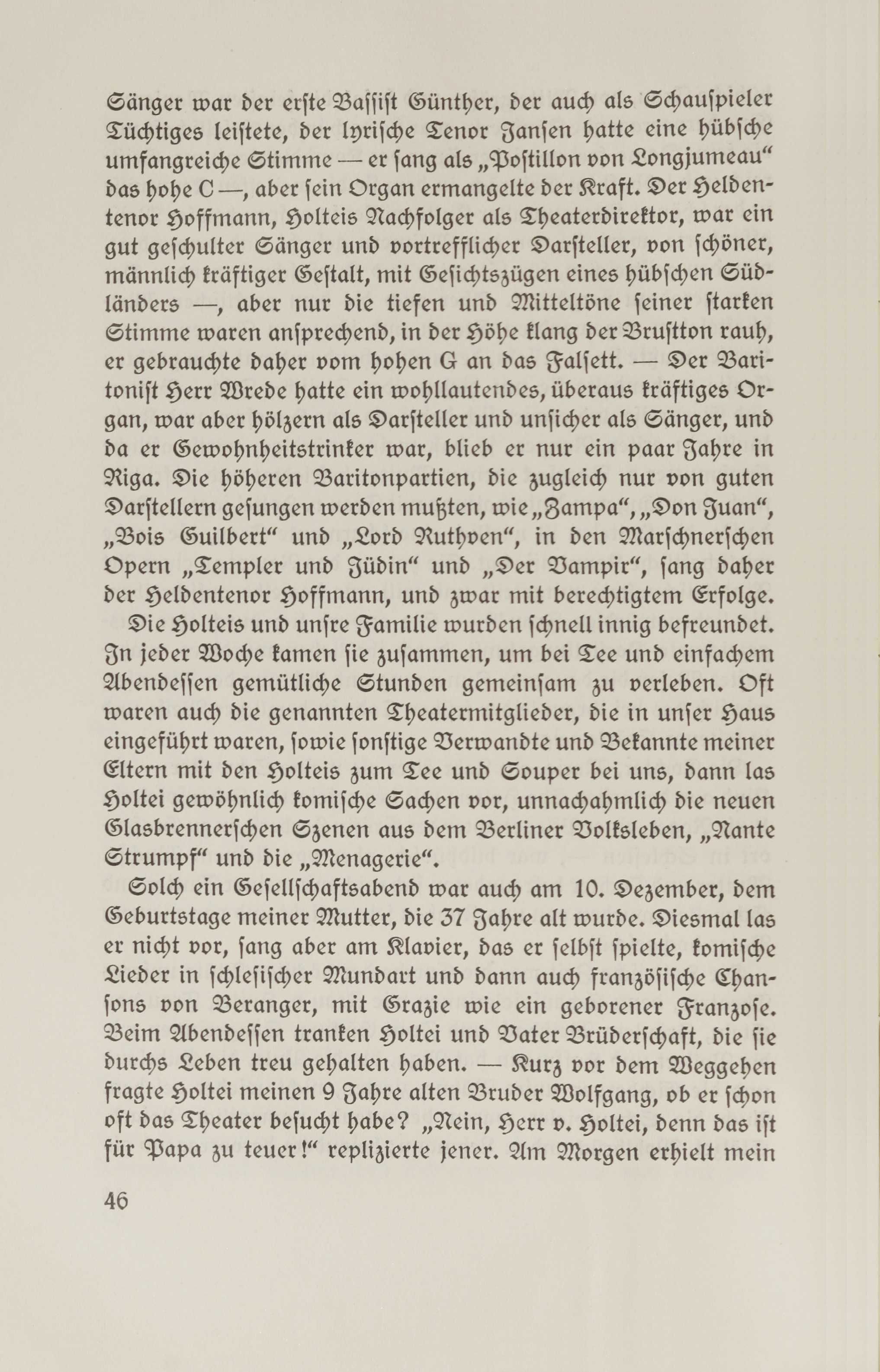 Baltische Lebenserinnerungen (1926) | 45. (46) Põhitekst