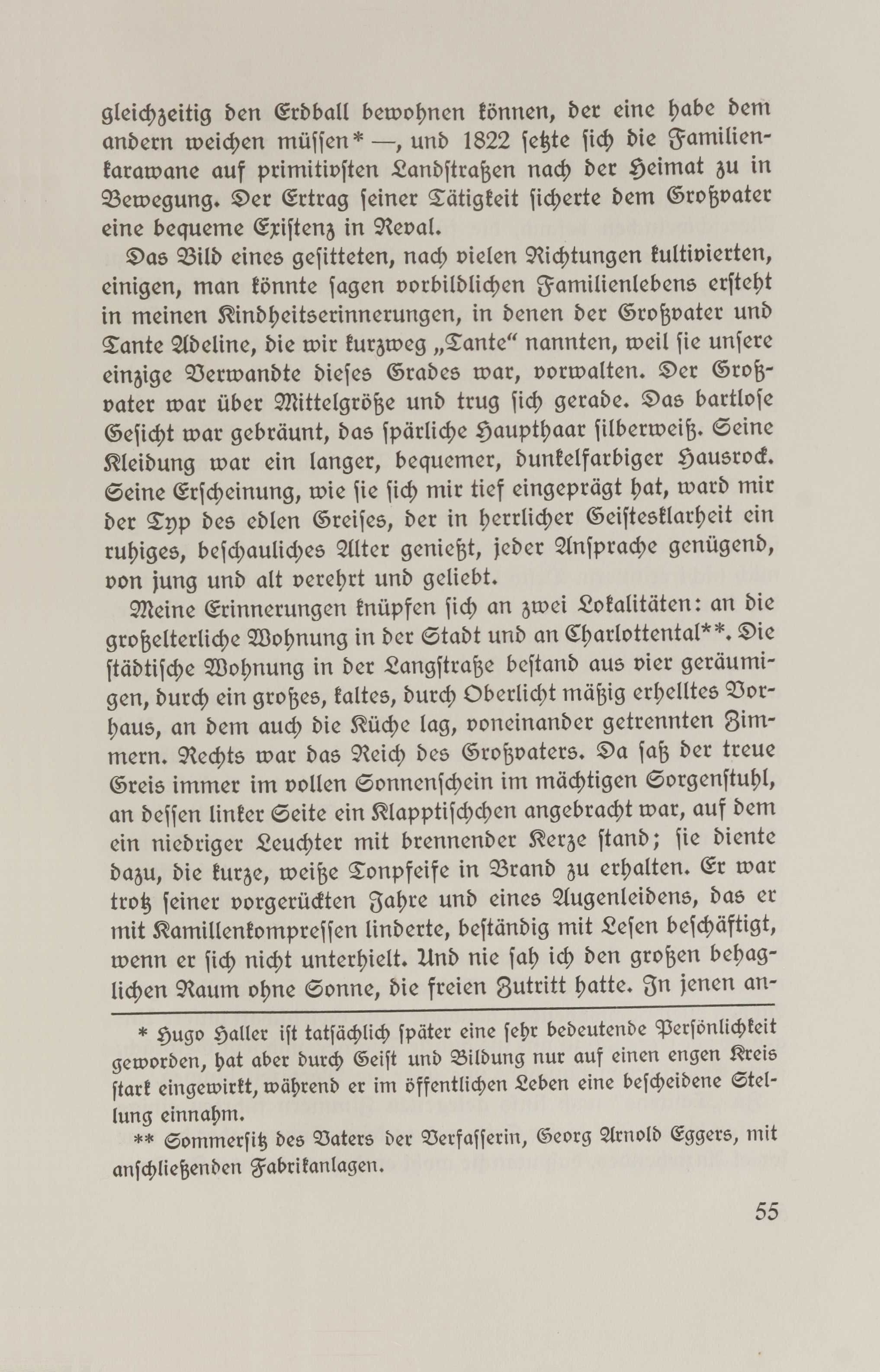 Baltische Lebenserinnerungen (1926) | 54. (55) Põhitekst