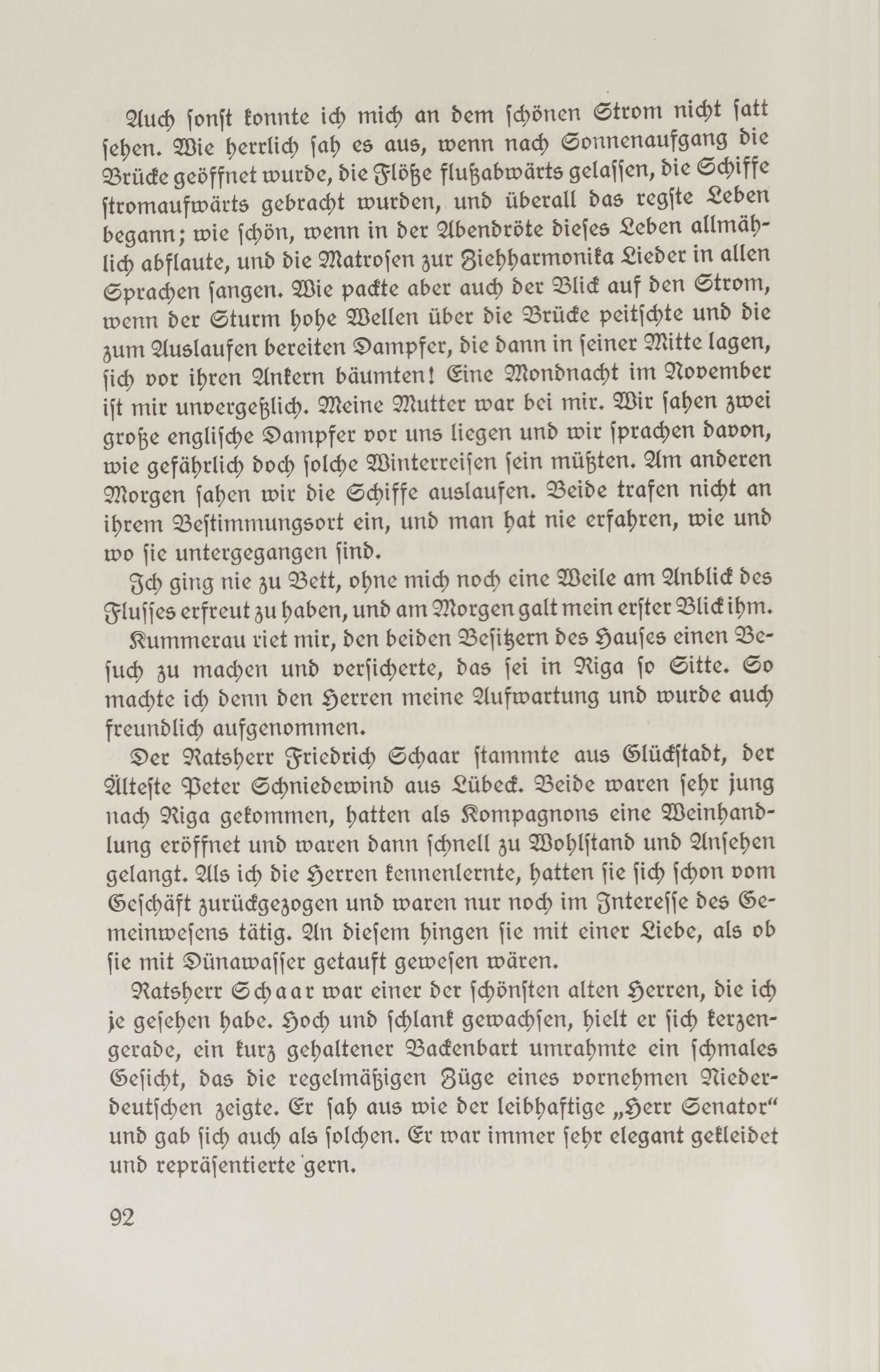 Baltische Lebenserinnerungen (1926) | 91. (92) Põhitekst