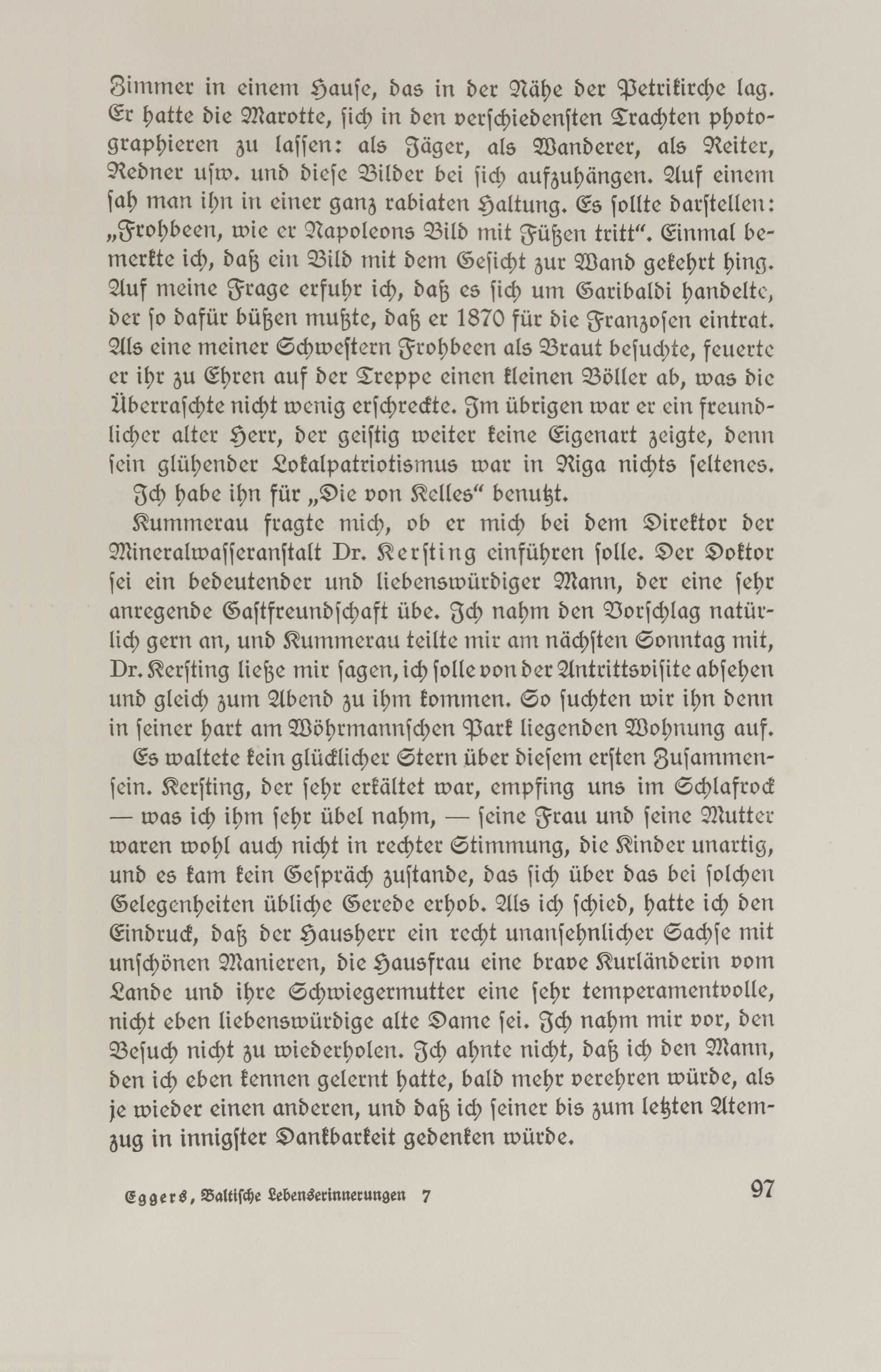 Baltische Lebenserinnerungen (1926) | 96. (97) Haupttext
