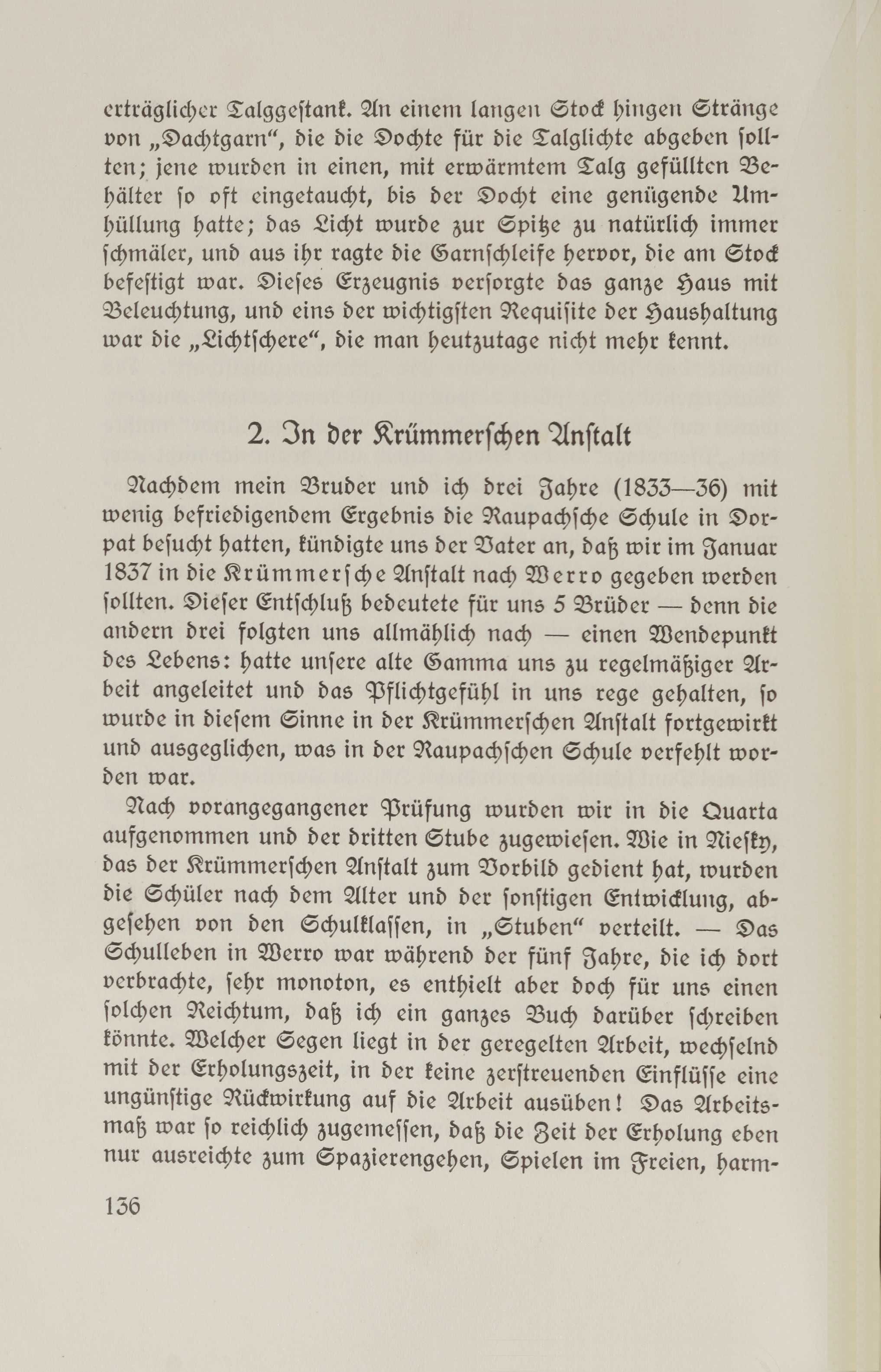 Baltische Lebenserinnerungen (1926) | 135. (136) Haupttext