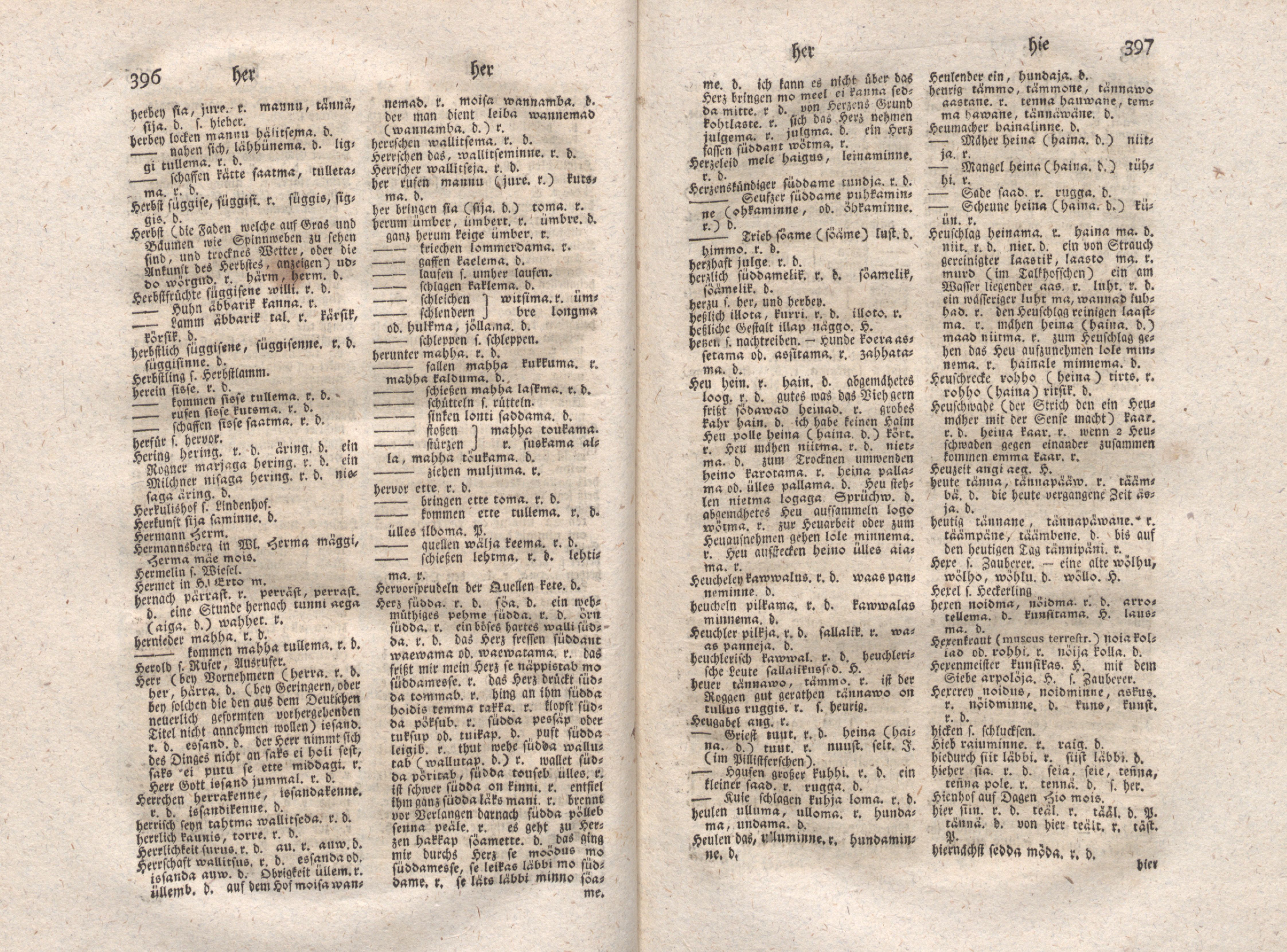 Ehstnische Sprachlehre für beide Hauptdialekte (1780) | 209. (396-397) Põhitekst