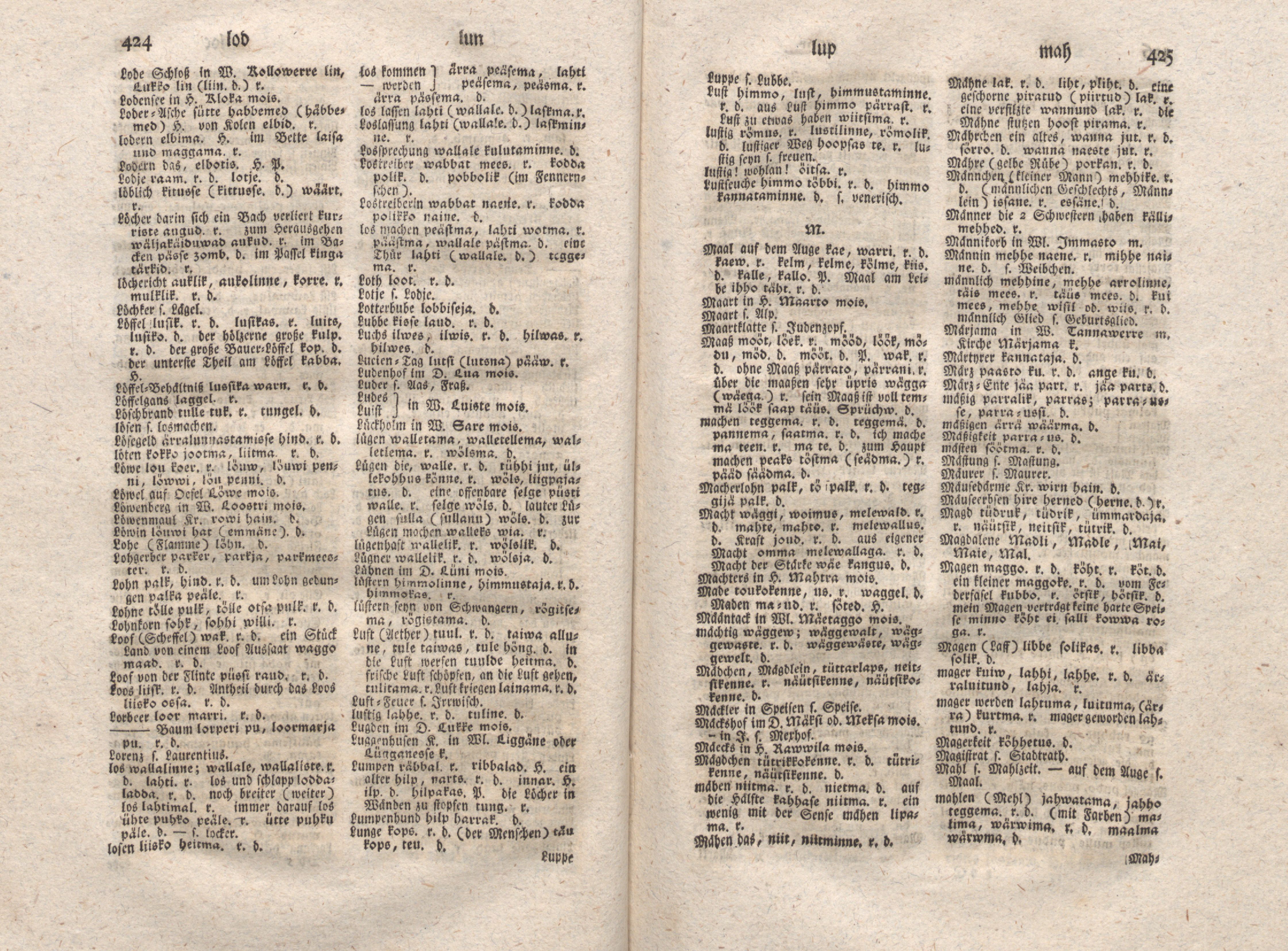 Ehstnische Sprachlehre für beide Hauptdialekte (1780) | 221. (420-421) Põhitekst