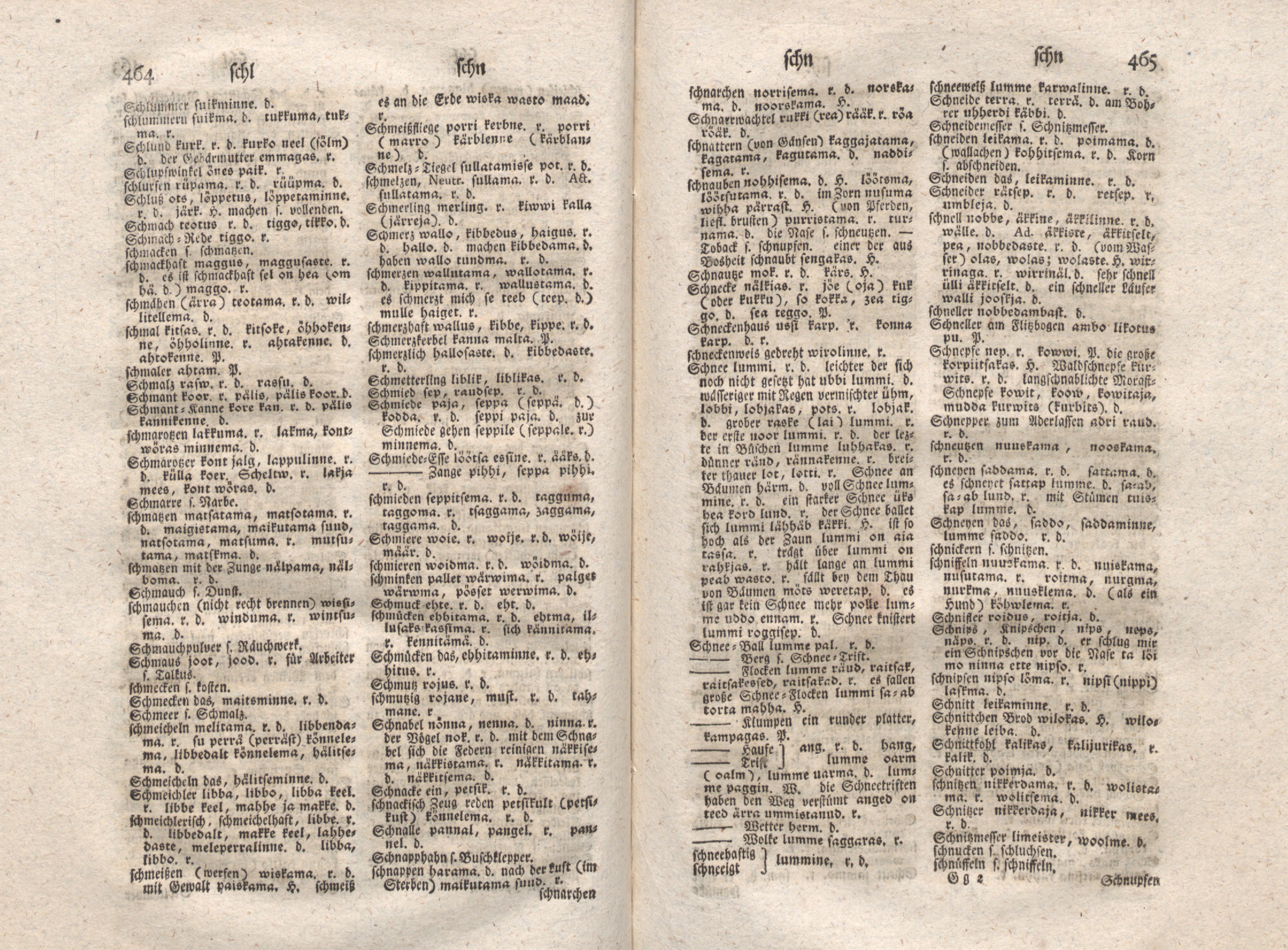 Ehstnische Sprachlehre für beide Hauptdialekte (1780) | 243. (464-465) Haupttext