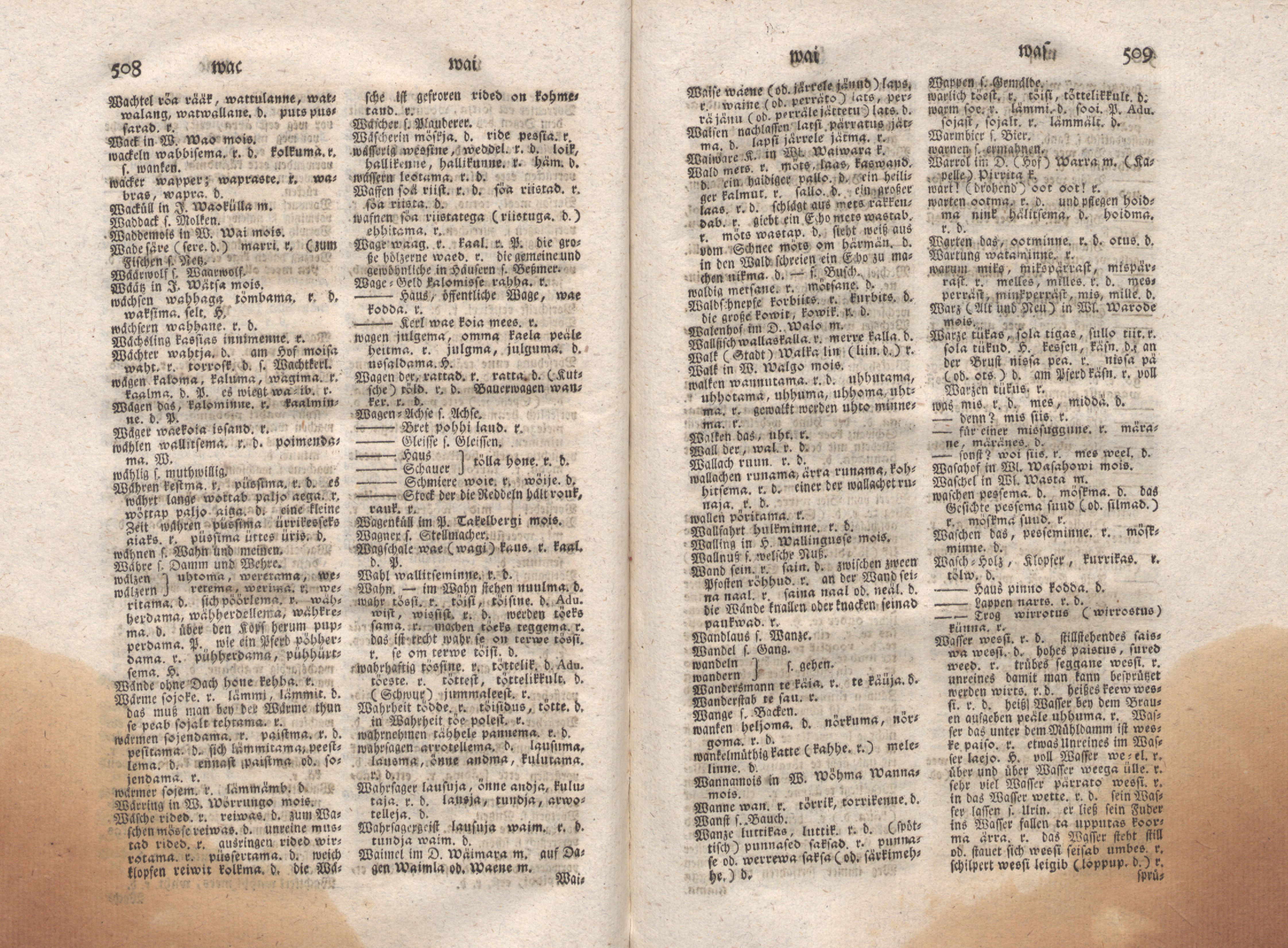 Ehstnische Sprachlehre für beide Hauptdialekte (1780) | 265. (508-509) Põhitekst