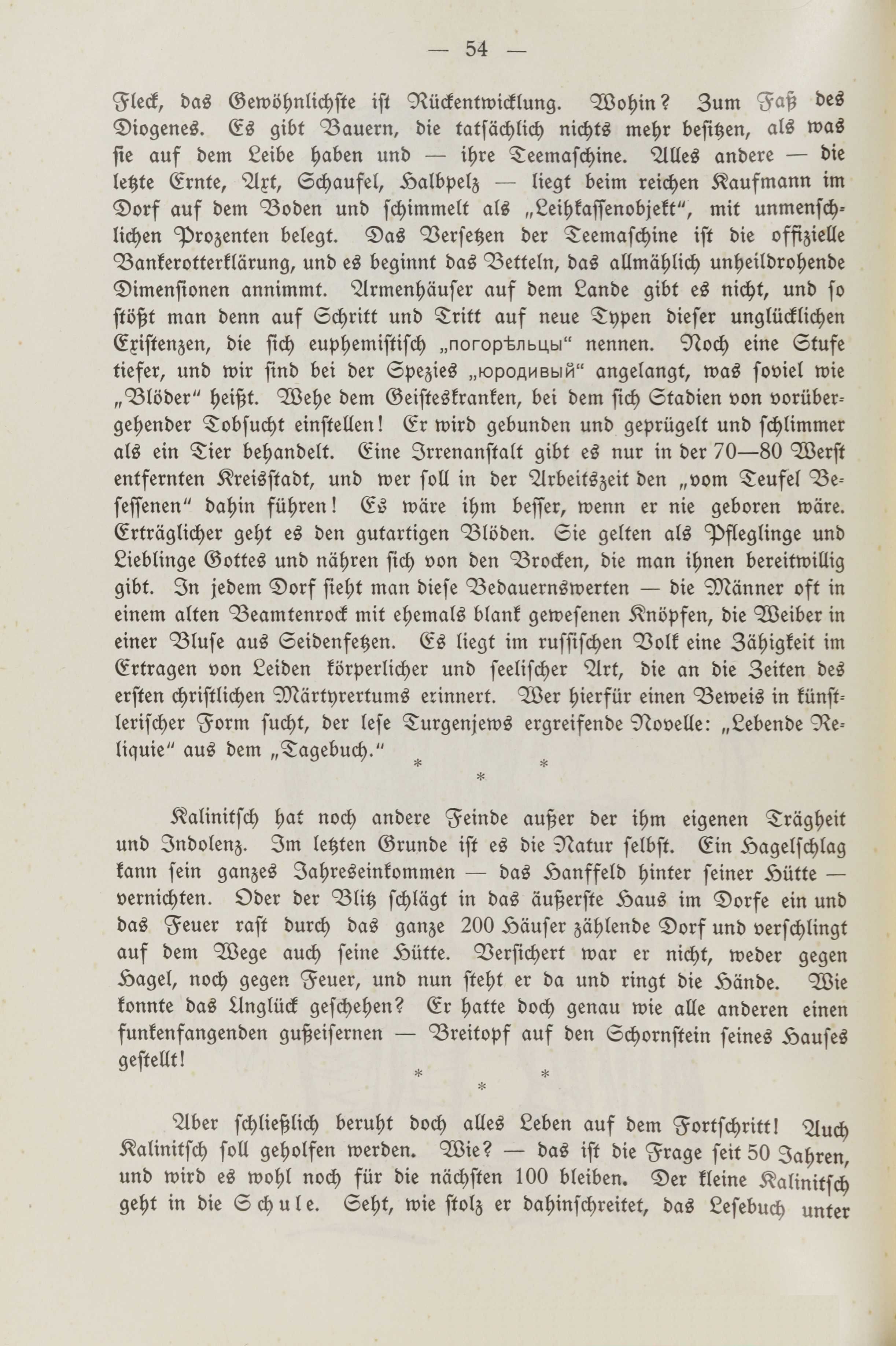 Deutsche Monatsschrift für Russland [2] (1913) | 58. (54) Main body of text