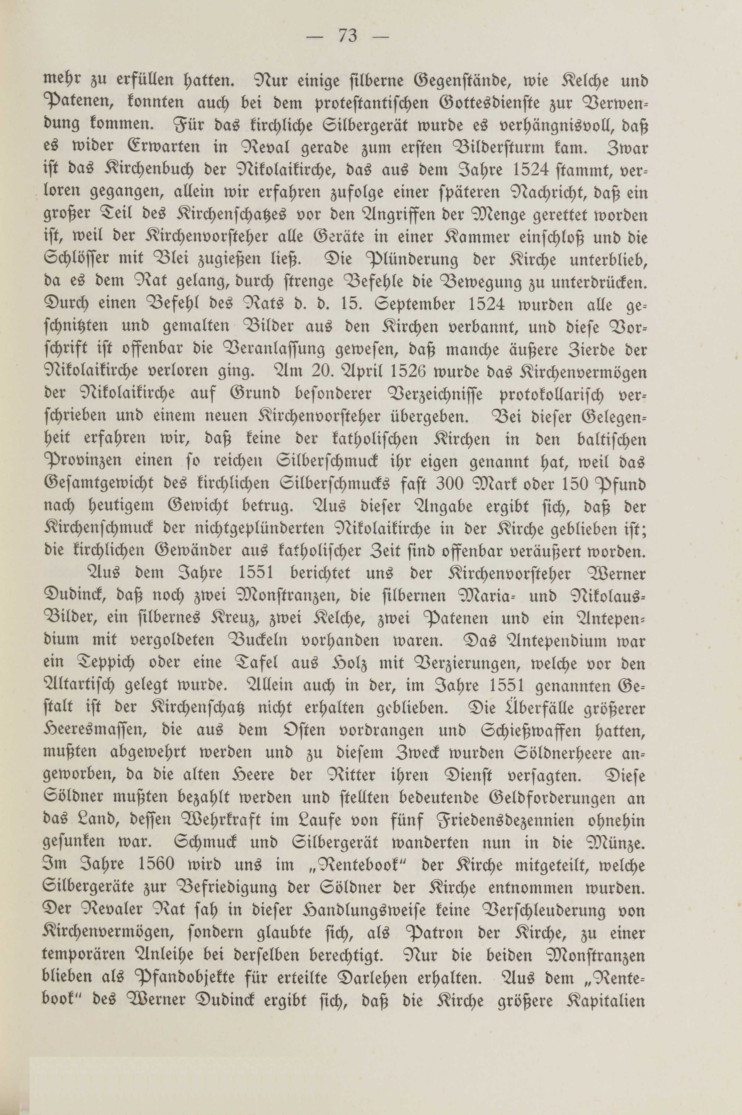 Deutsche Monatsschrift für Russland [2] (1913) | 77. (73) Põhitekst